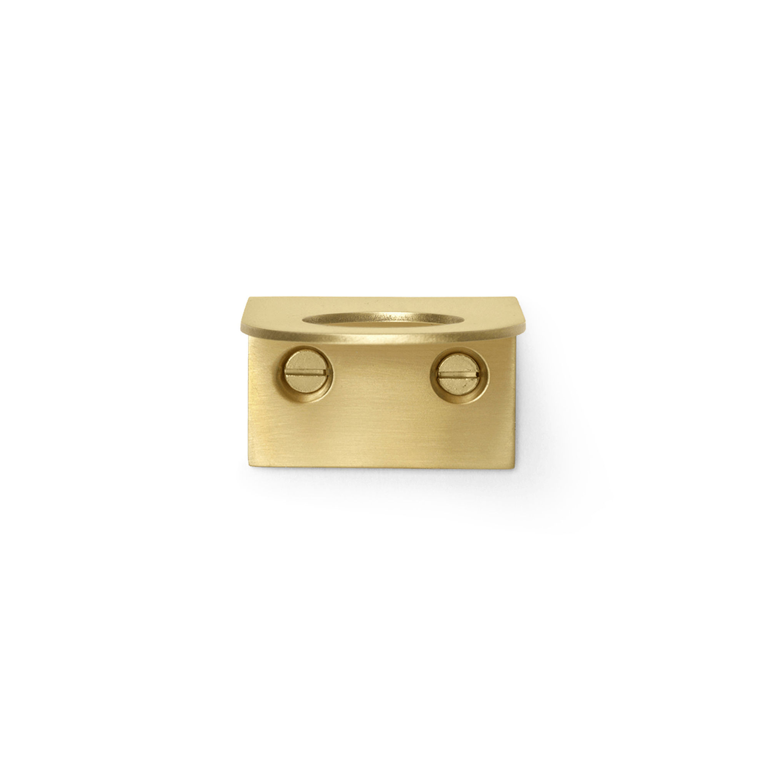 Ferm Living Unisex Metal - Wall Fixation Basho - Brass - Designer Trine Andersen