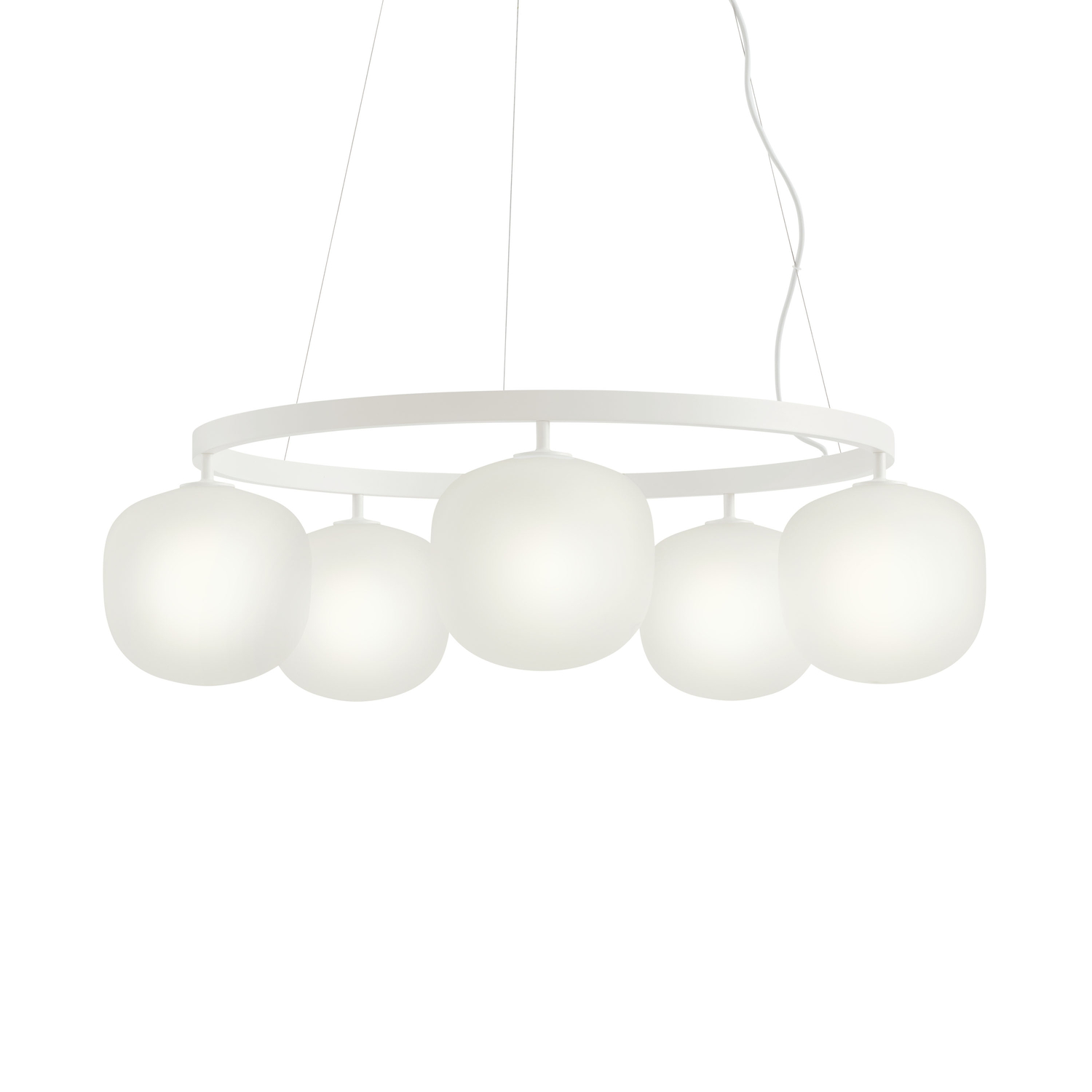 Muuto White - Pendant Rime - Thermolacquered Aluminium - Designer Taf Studio
