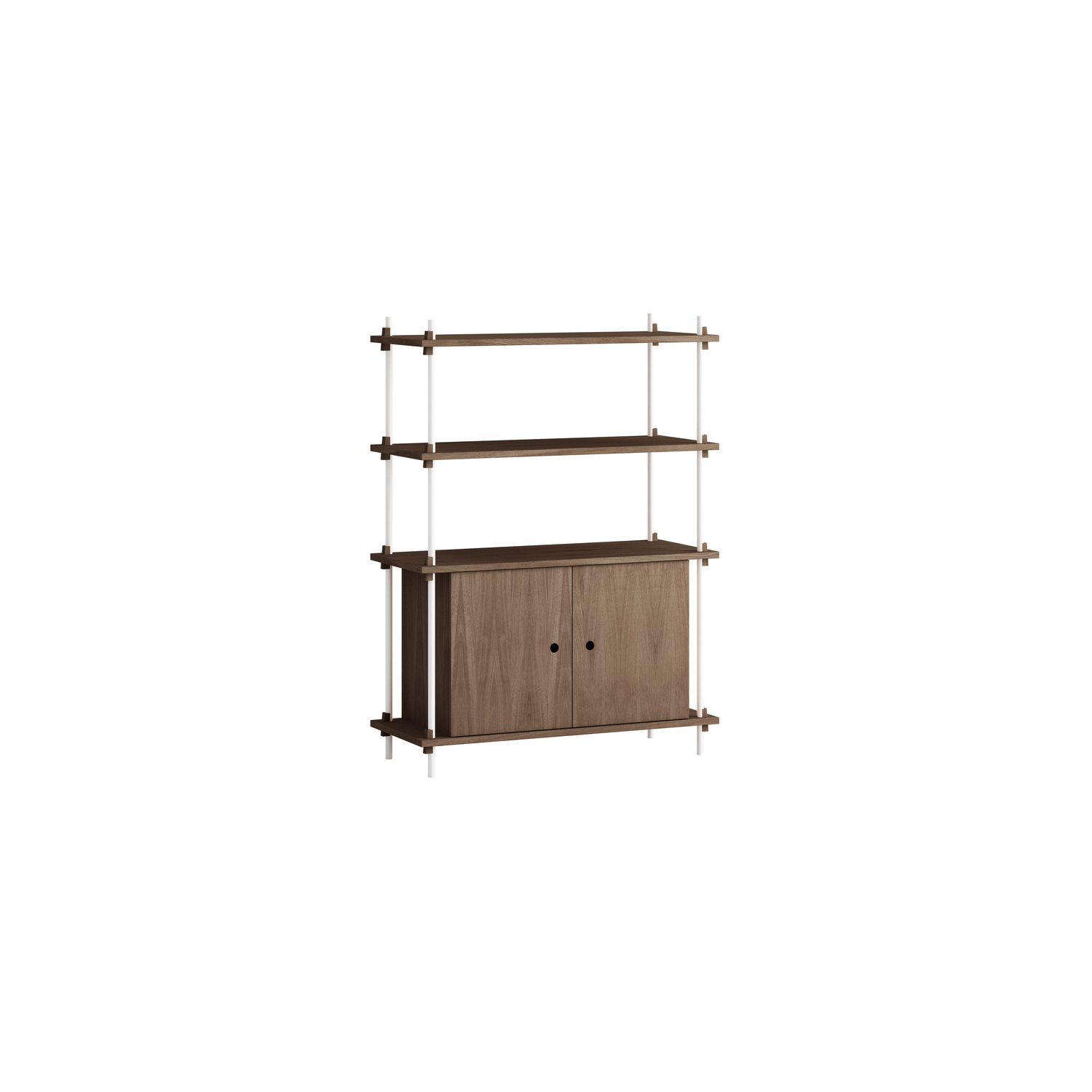 Moebe Brown - Shelf Shelving System - Oak Veneer Mdf