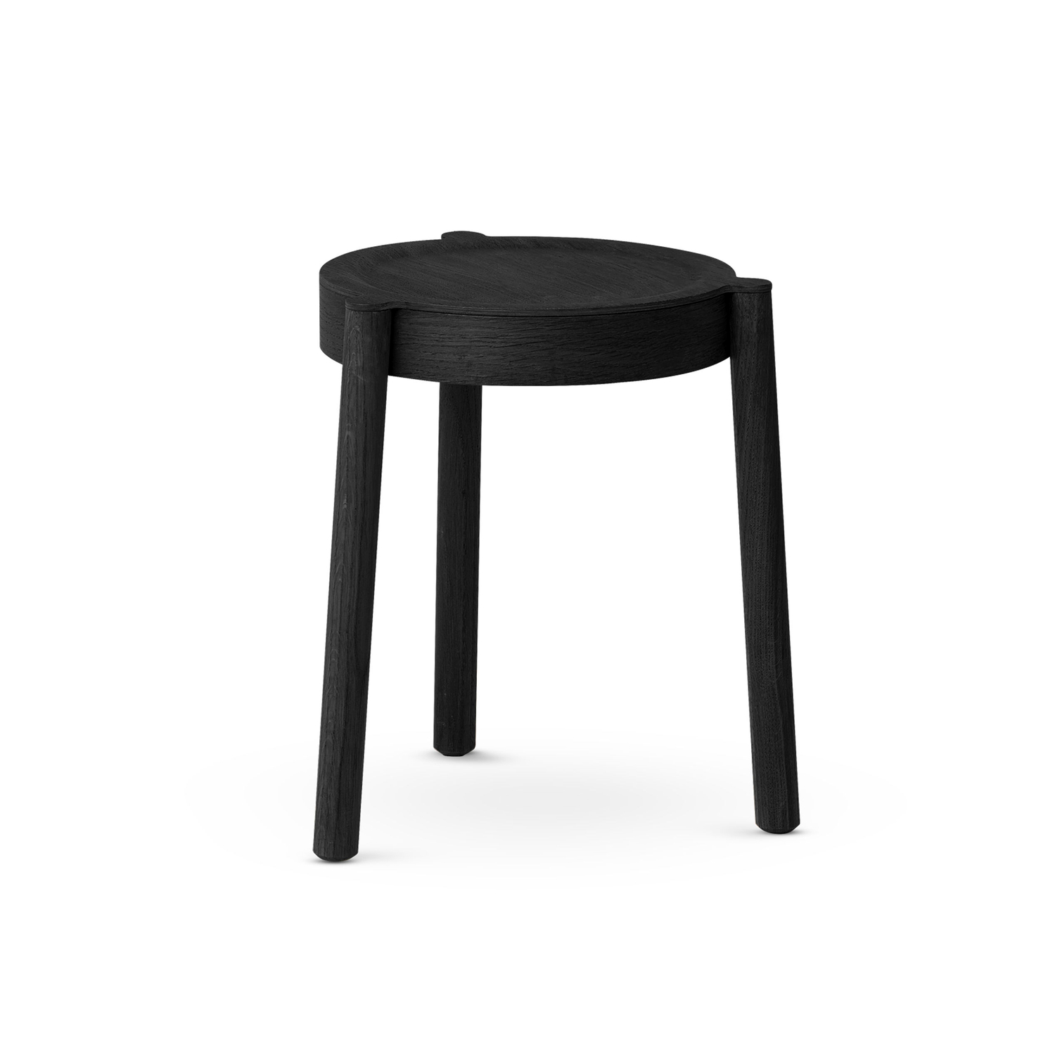 Northern Black - Stool Pal - Solid Oak - Designer Sami Kallio