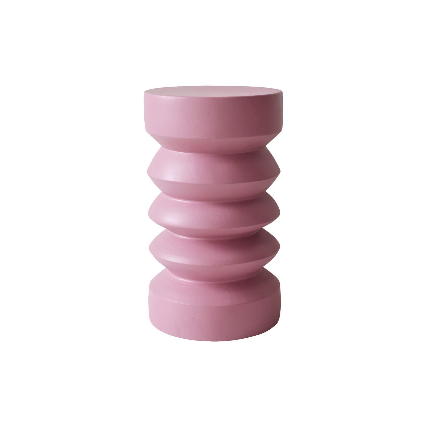 HK LIVING - Table d'appoint Stoneware - Rose - Grès