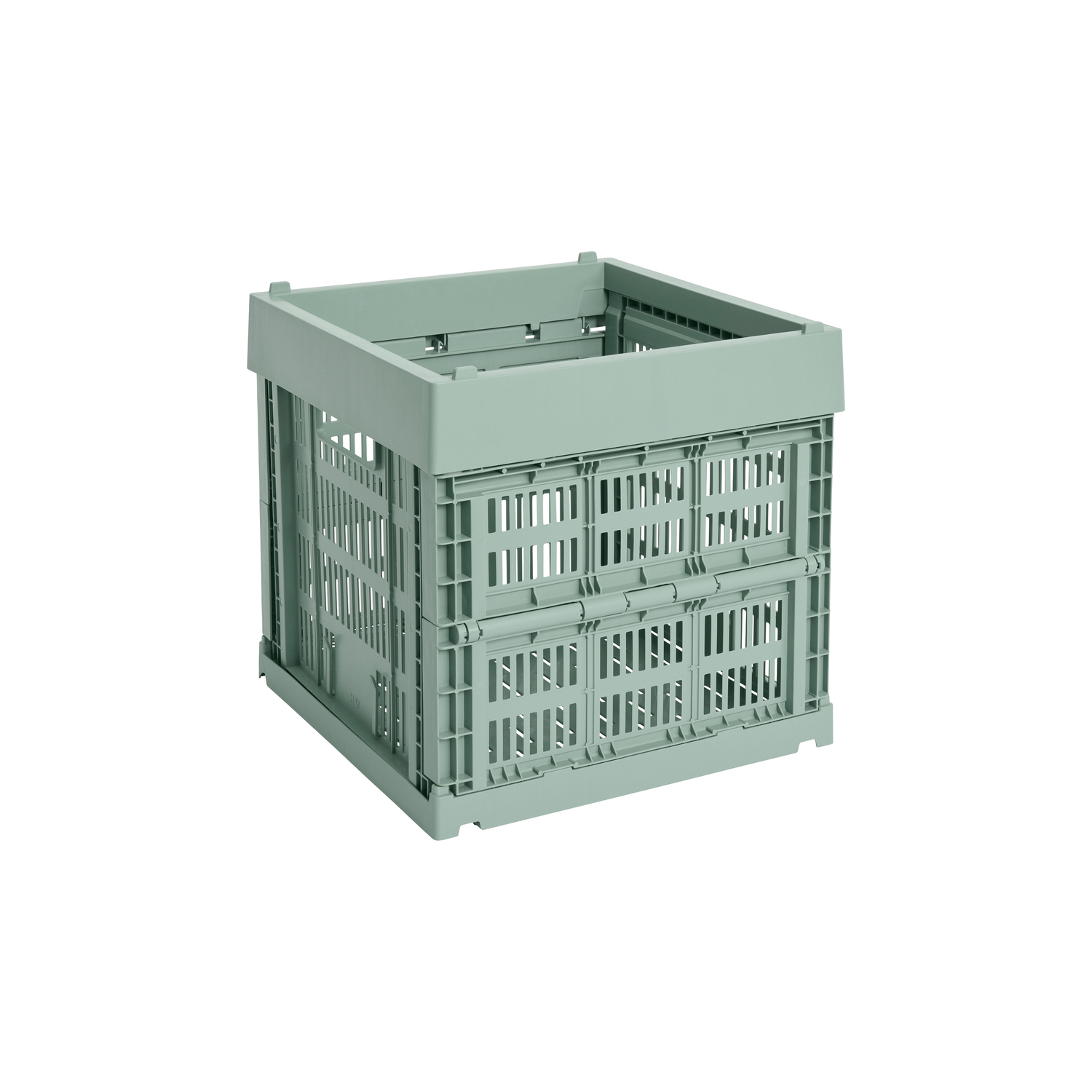 Hay Green - Basket Colour Crate - Recycled Polypropylene - Designer Studio