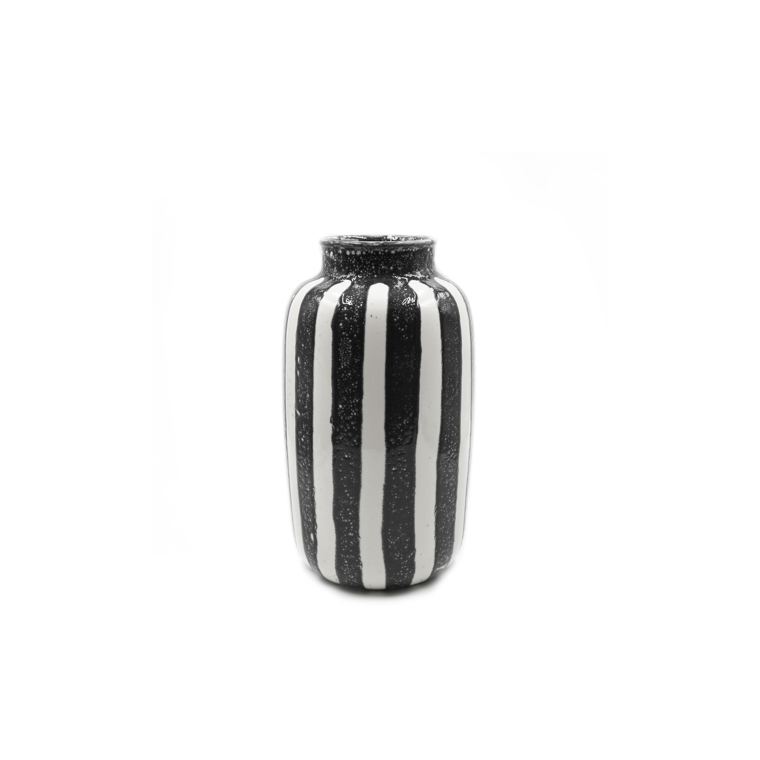 Maison Sarah Lavoine Black - Vase Palmaria - Glazed Ceramic - Designer Sarah Lavoine