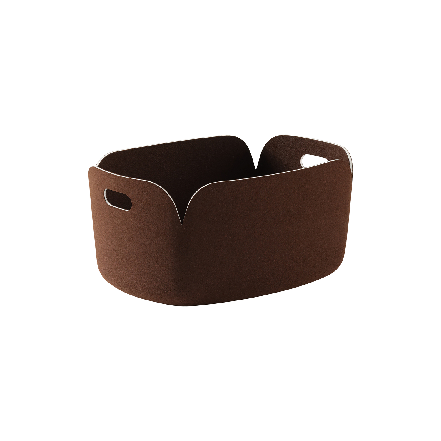 Muuto Brown - Basket Restore - Recycled Felt - Designer Mika Tolvanen