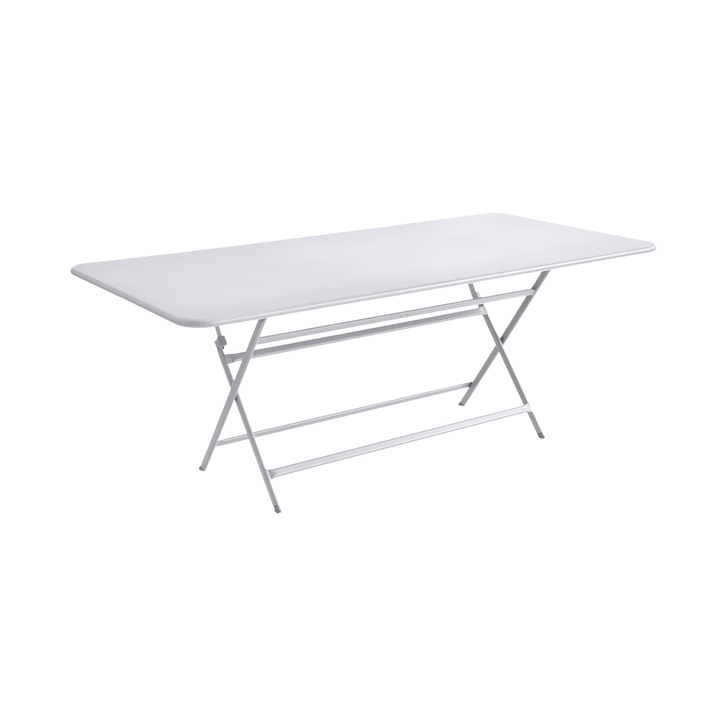 Fermob - Rectangular table Caractère - White - Painted steel - Designer Studio Fermob
