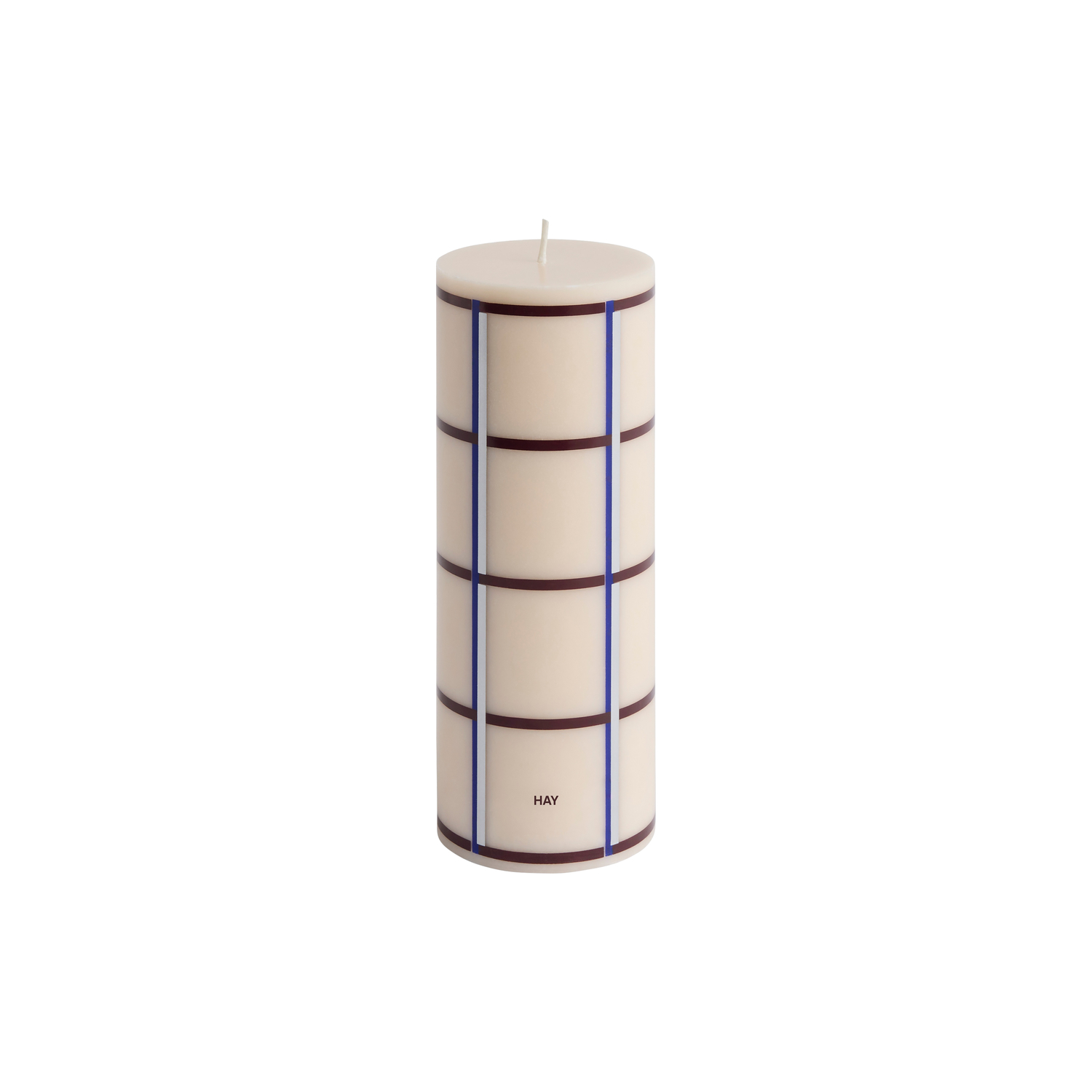 Hay - Block Candle Column - Multicoloured - Stearin