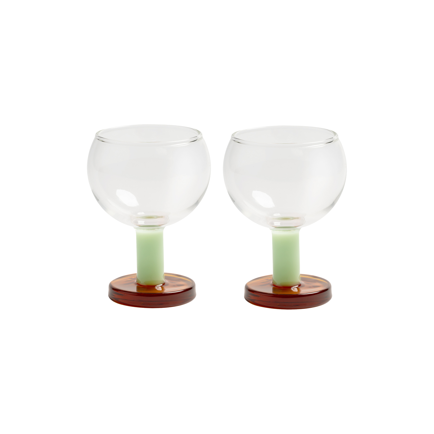 Klevering Orange & - Set Of 2 Cantine - Borosilicated Glass