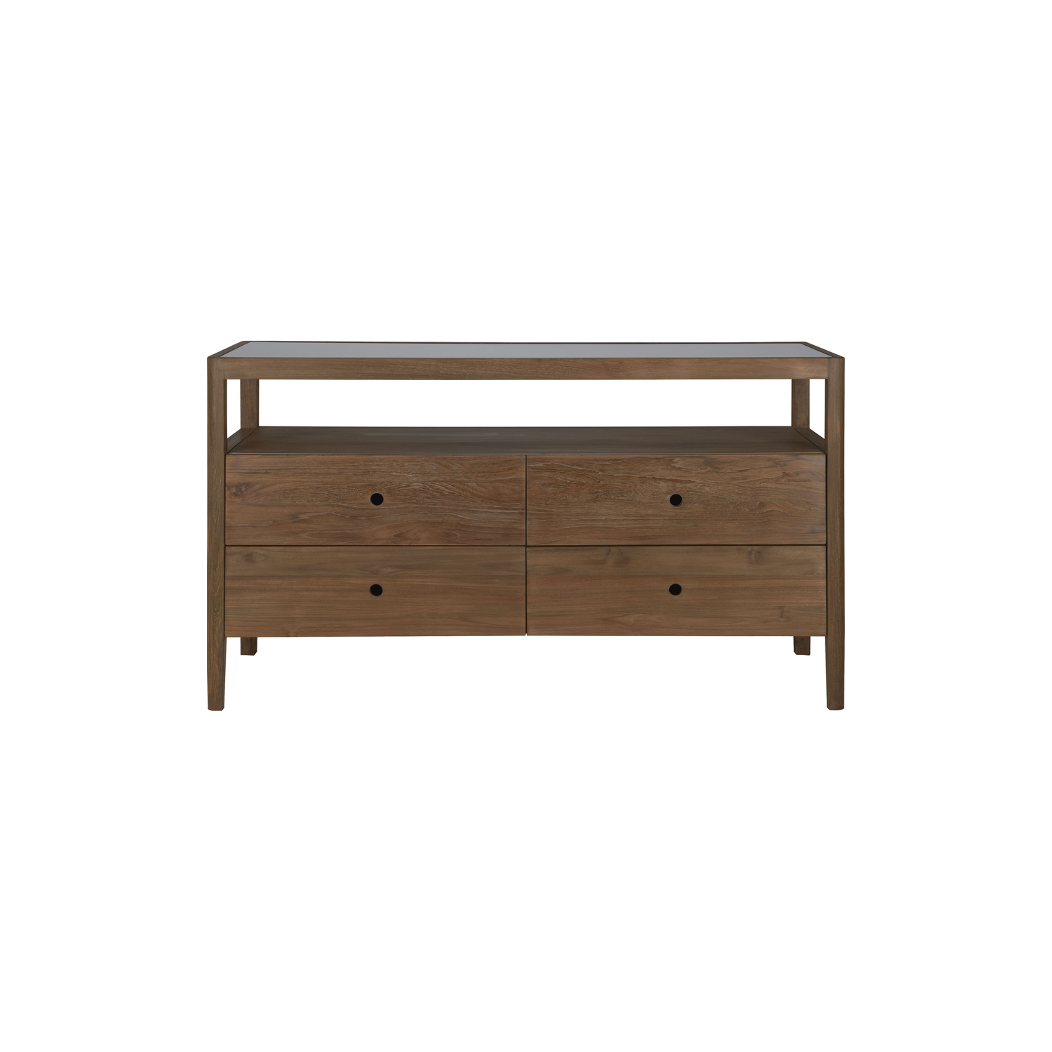 Ethnicraft Brown - Chest Of Drawers Spindle - Reclaimed Solid Teak - Designer Nathan Yong