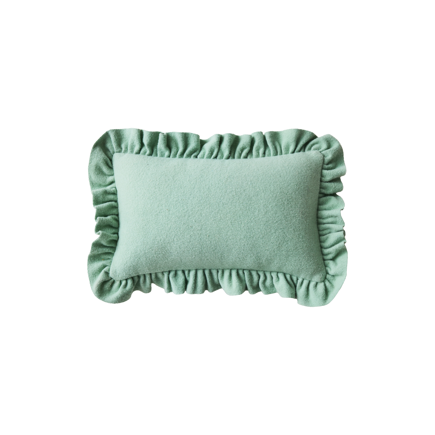 HK LIVING - Coussin Felt - Vert - Mousse