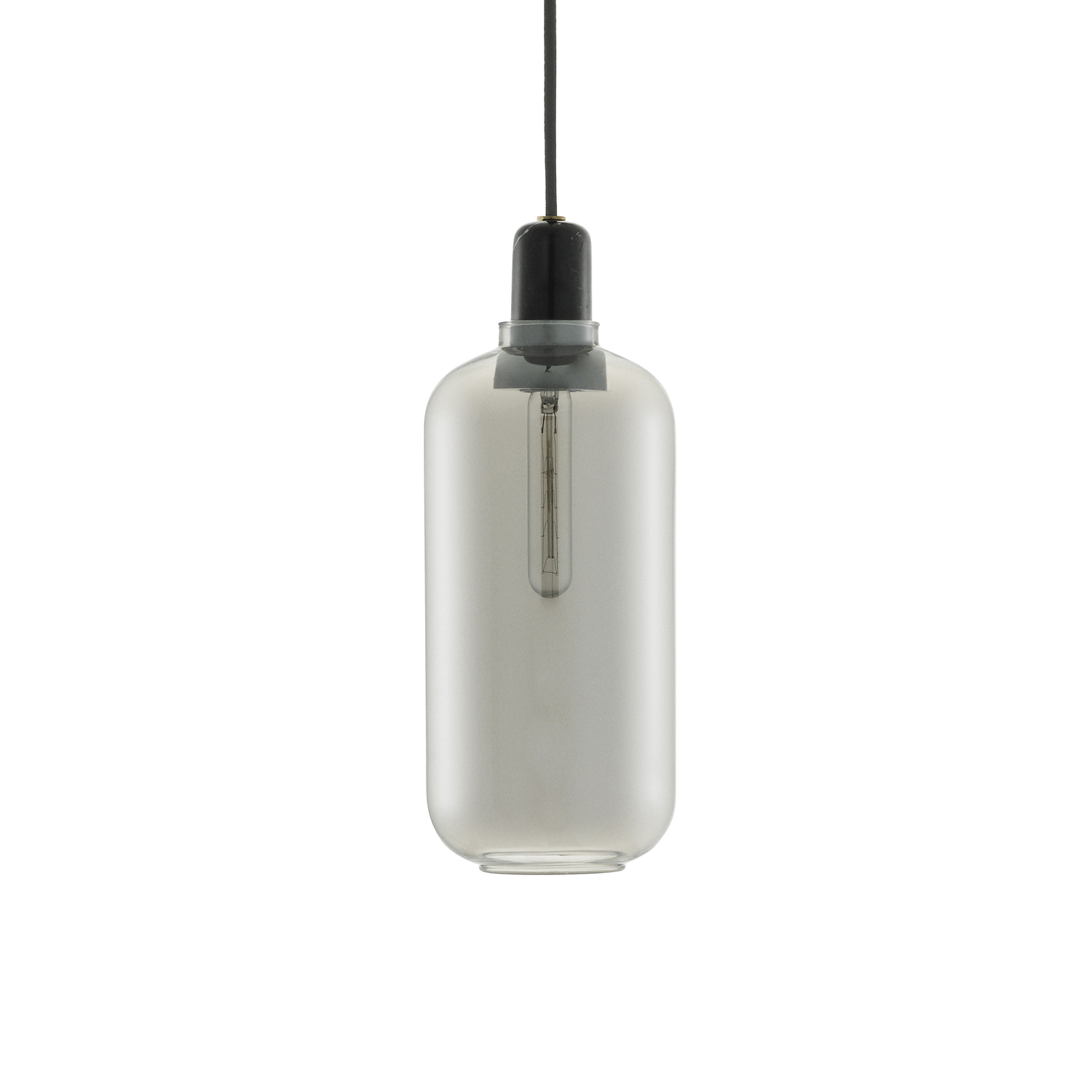 Normann Copenhagen Black - Pendant Amp - Marble - Designer Simon Legald