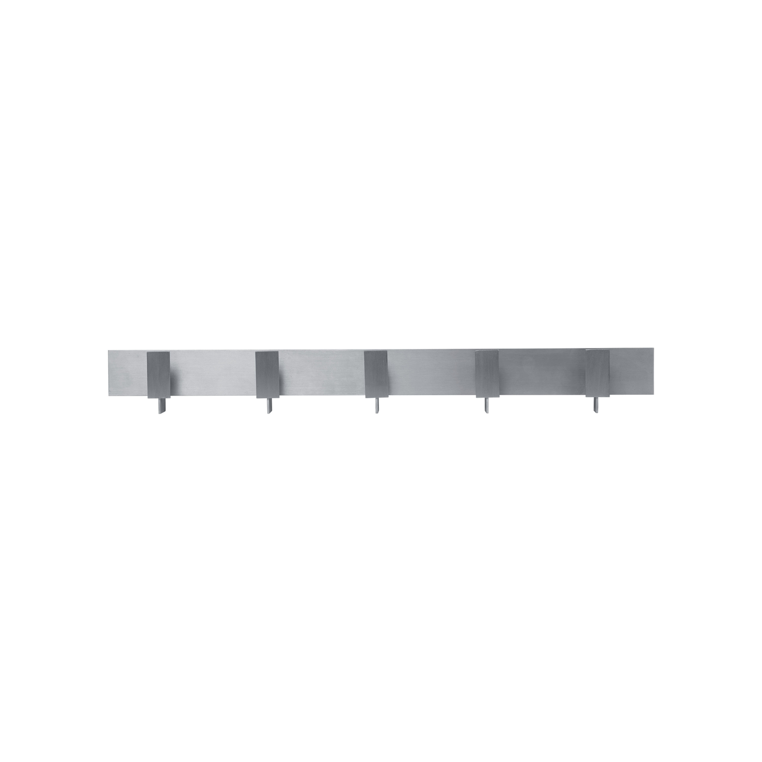 Ferm Living Silver - Wall Coat Rack Lager - Brushed Aluminium