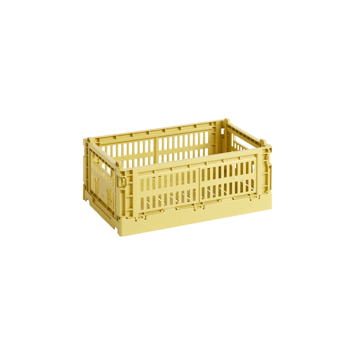 Hay Yellow - Basket Colour Crate - Recycled Polypropylene - Designer Studio