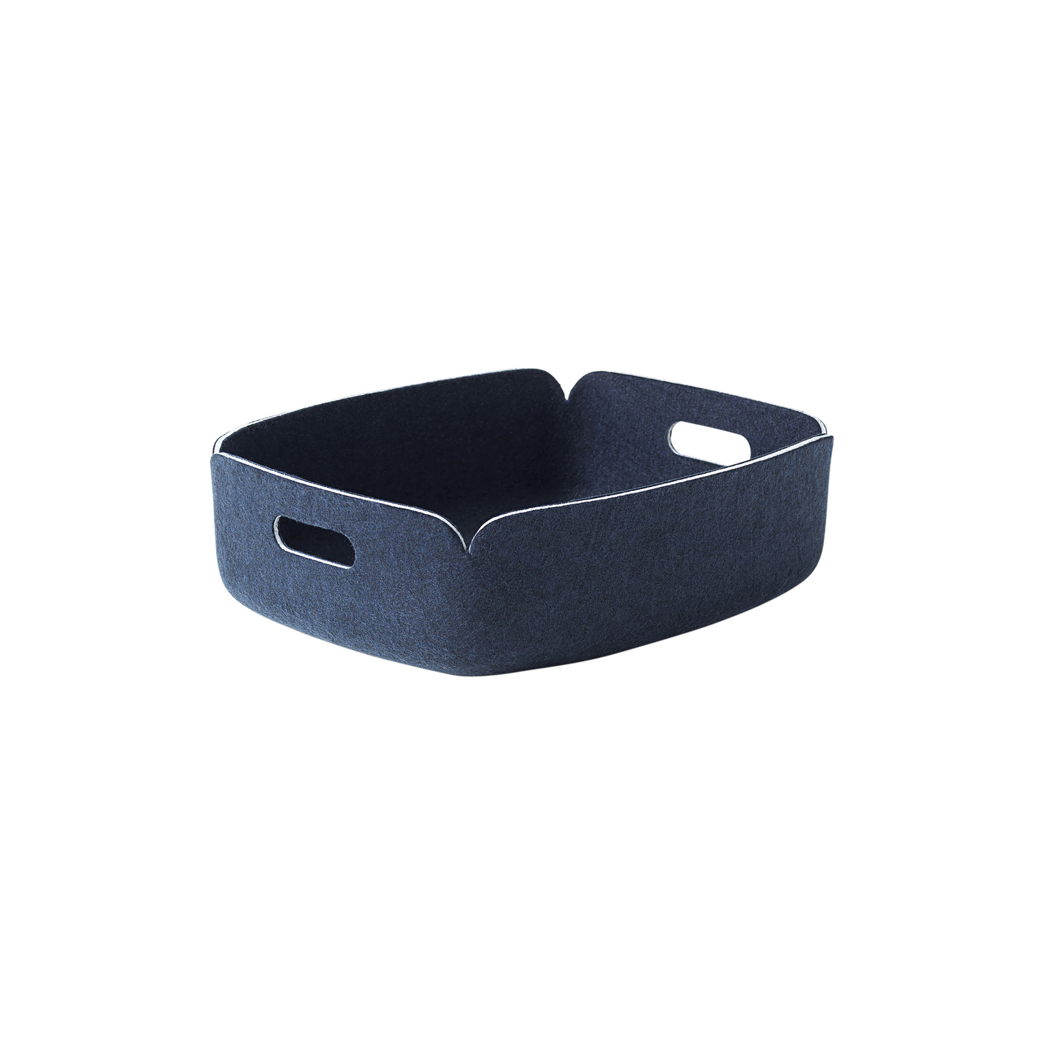 Muuto - Basket Restore - Blue - Recycled Felt - Designer Mika Tolvanen