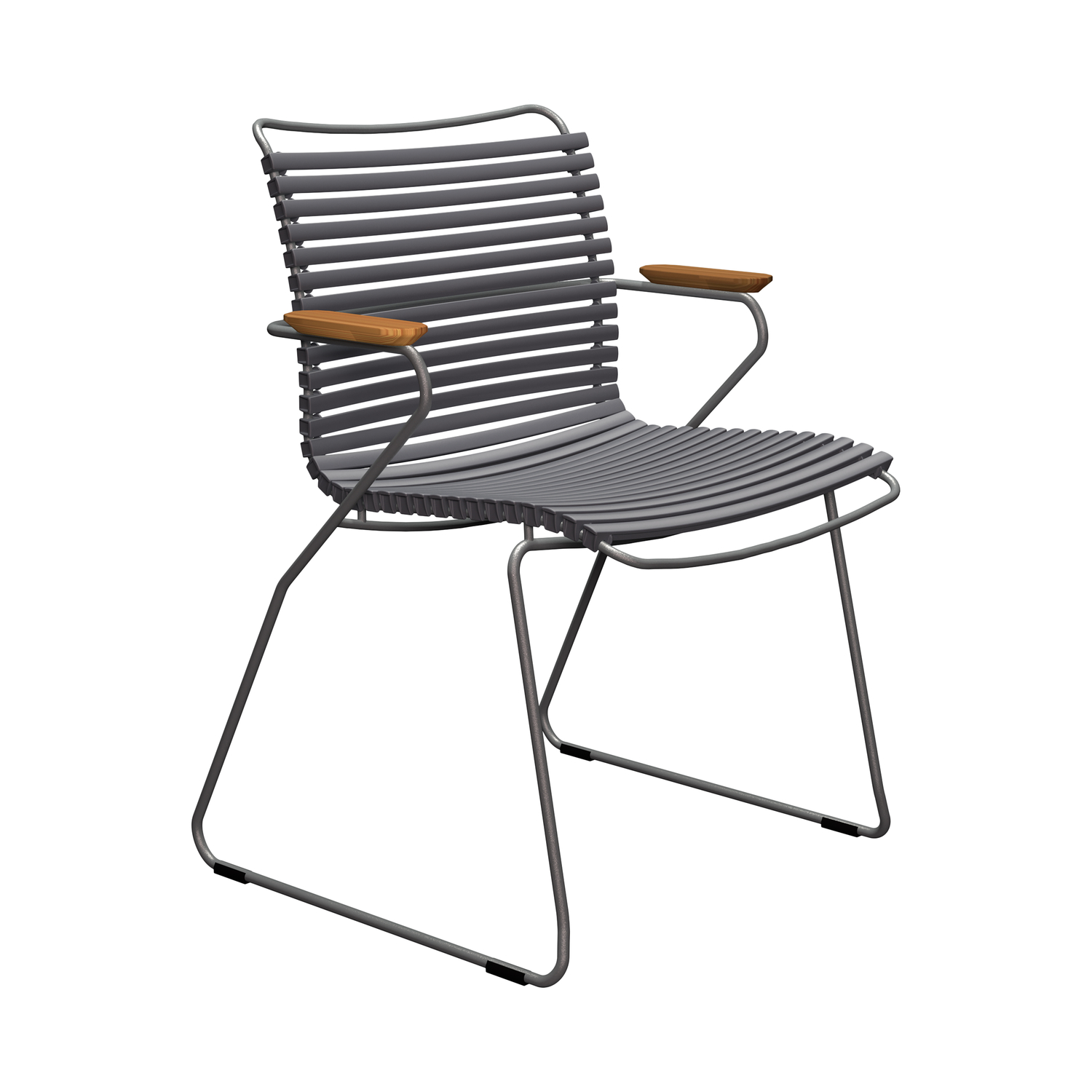 Houe Grey - Armchair Click - Powder Coated Steel - Designer Henrik Pedersen