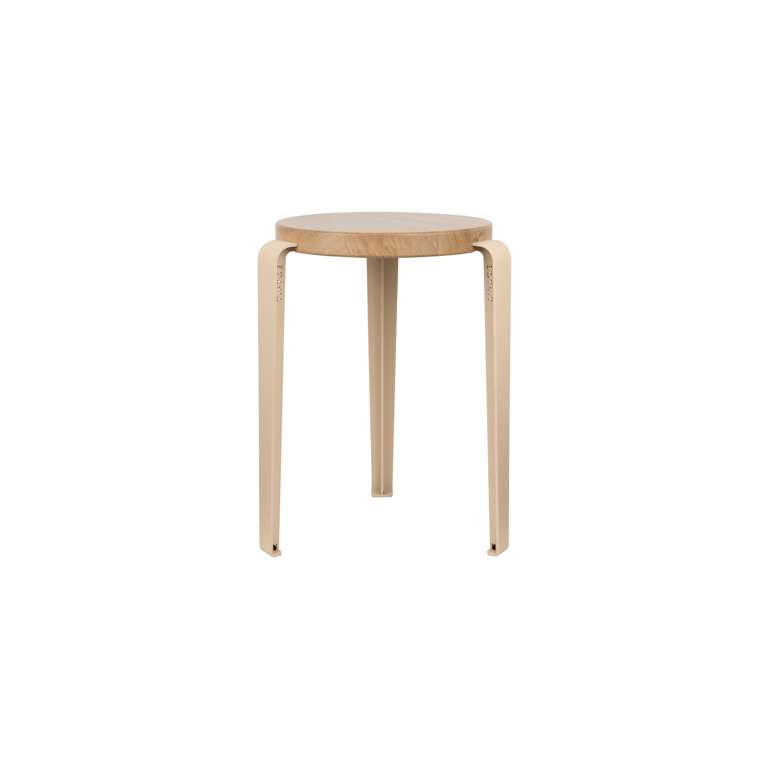 Tiptoe - Stackable Stool Lou - Beige - Eco-certified Solid Oak - Designer Gregory Cibert