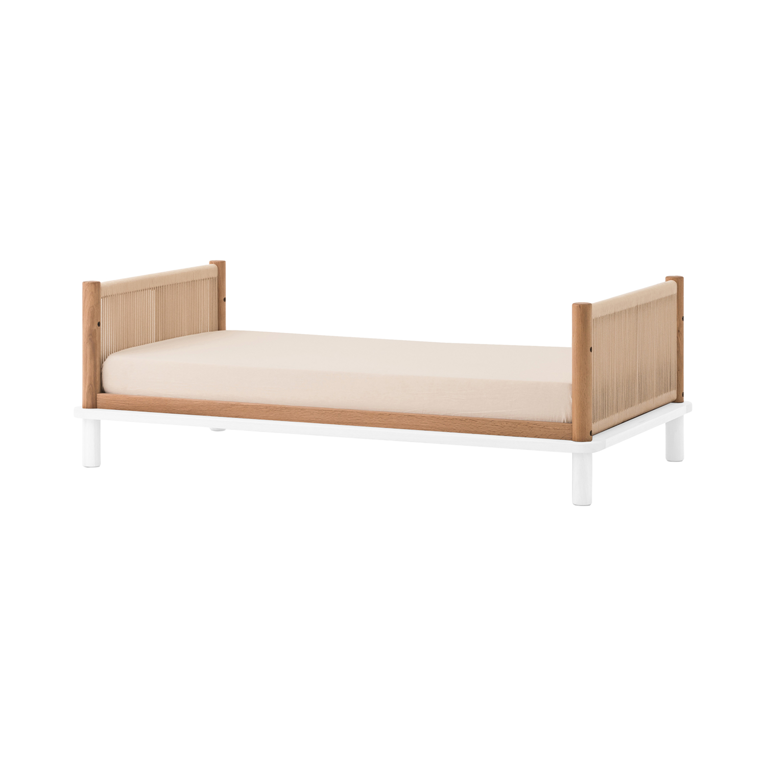 Nobodinoz Beige - Accessory Latitude - Natural Wood - Cotton Rope - Designer Marc Venot