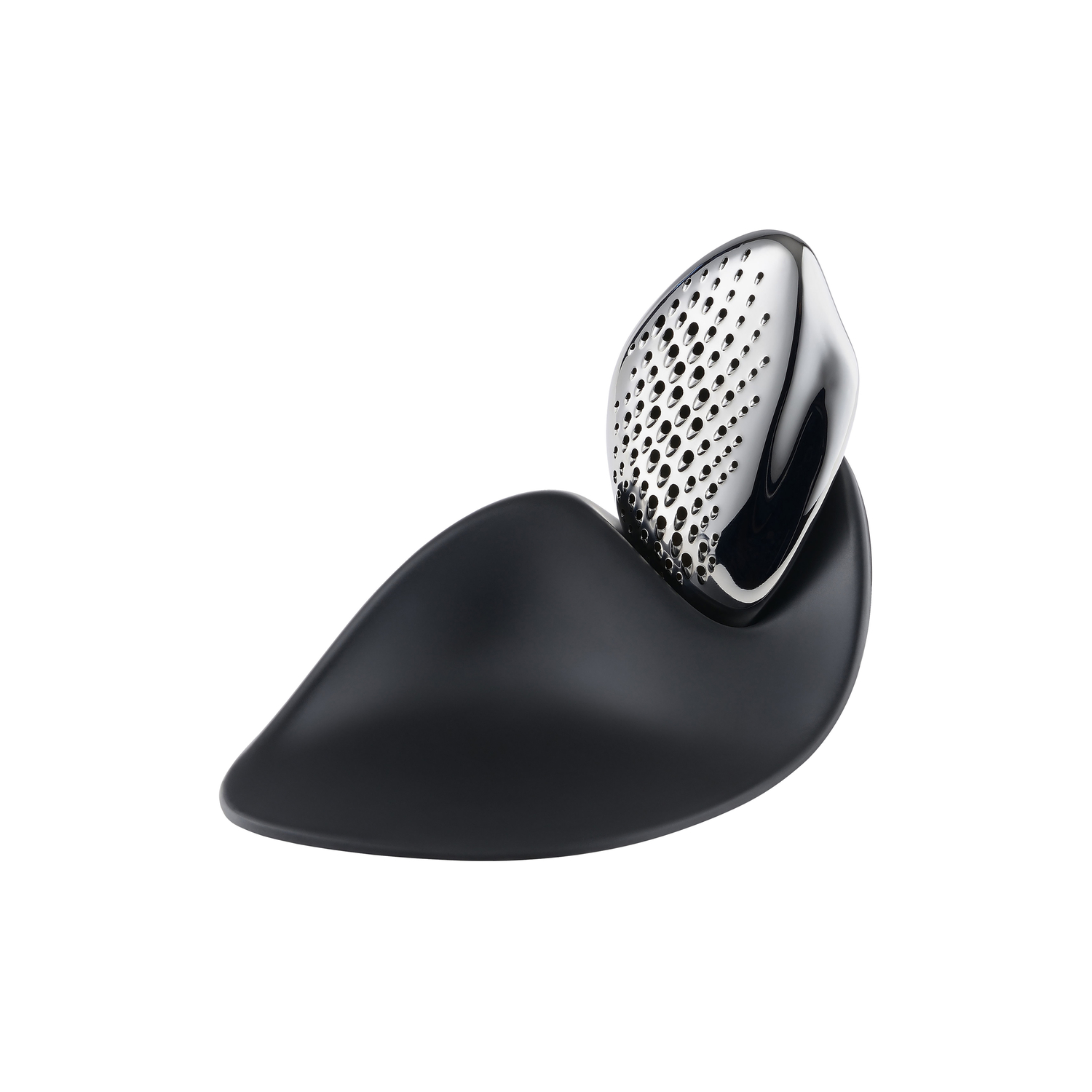 Alessi Black - Cheese Grater Forma - Metal - Melamine - Designer Zaha Hadid