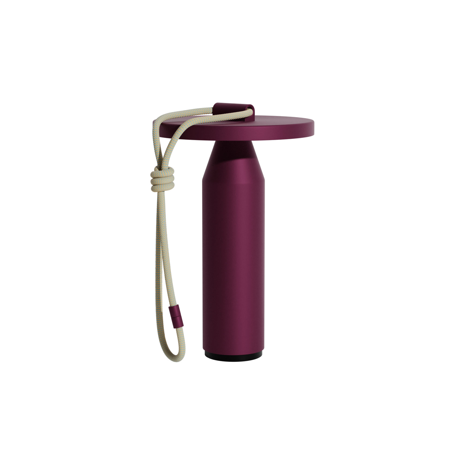 Petite Friture - Lampe extérieur sans fil rechargeable Quasar - Violet - Polyester tressé - Designer Samy Rio