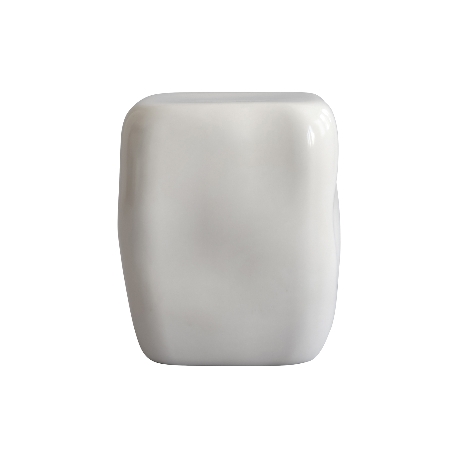 101 COPENHAGEN - Table d'appoint Ishi - Blanc - Céramique émaillée - Designer Tommy Hyldahl