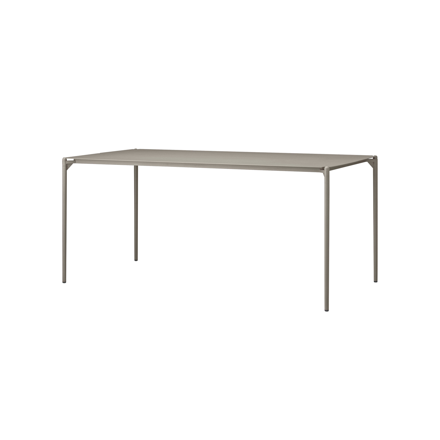 Aytm - Rechteckiger Tisch Novo - Beige - Thermolackiertes Aluminium - Designer Rasmus Falkenberg