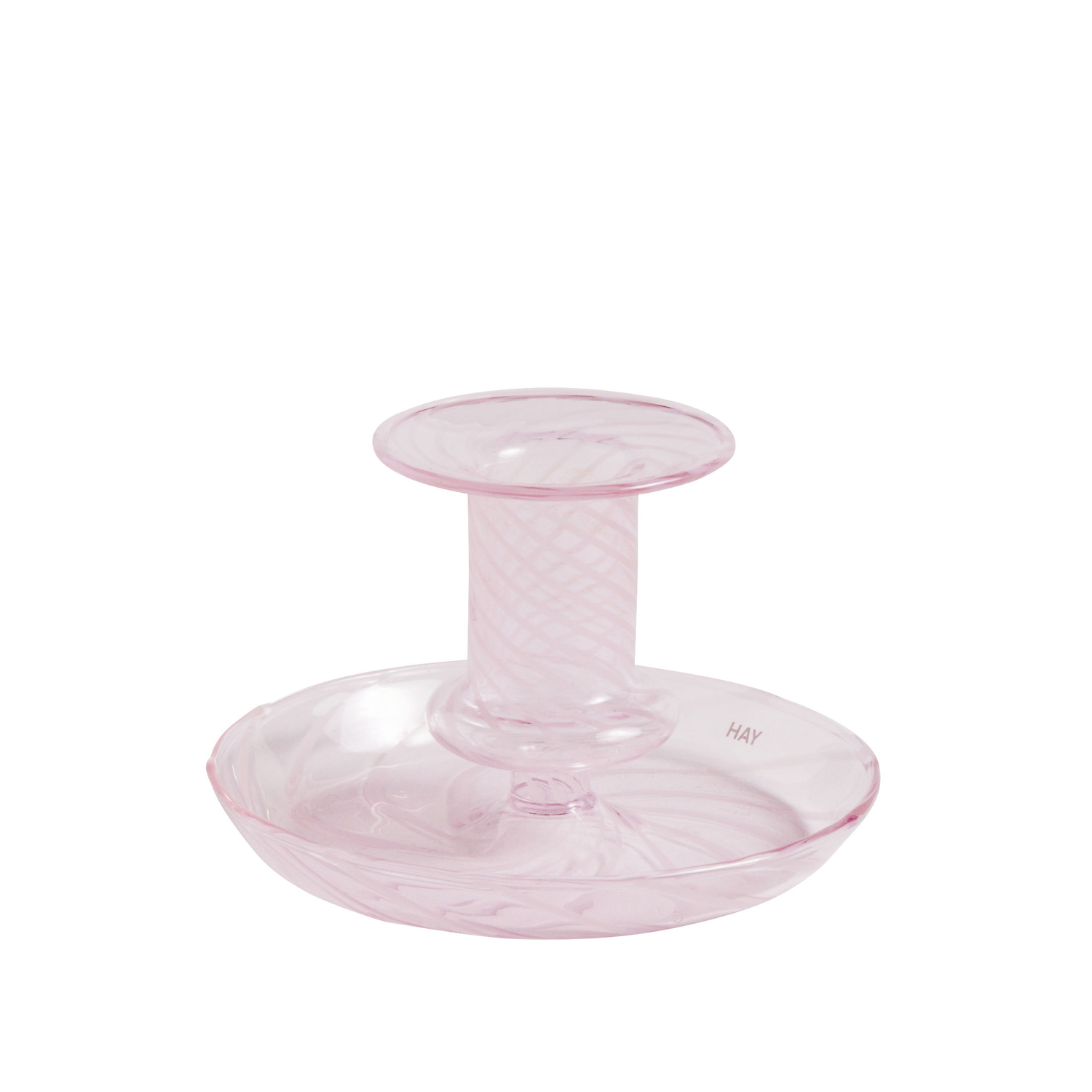 Hay Unisex Pink - Candle Stick Flare - Borosilicated Glass
