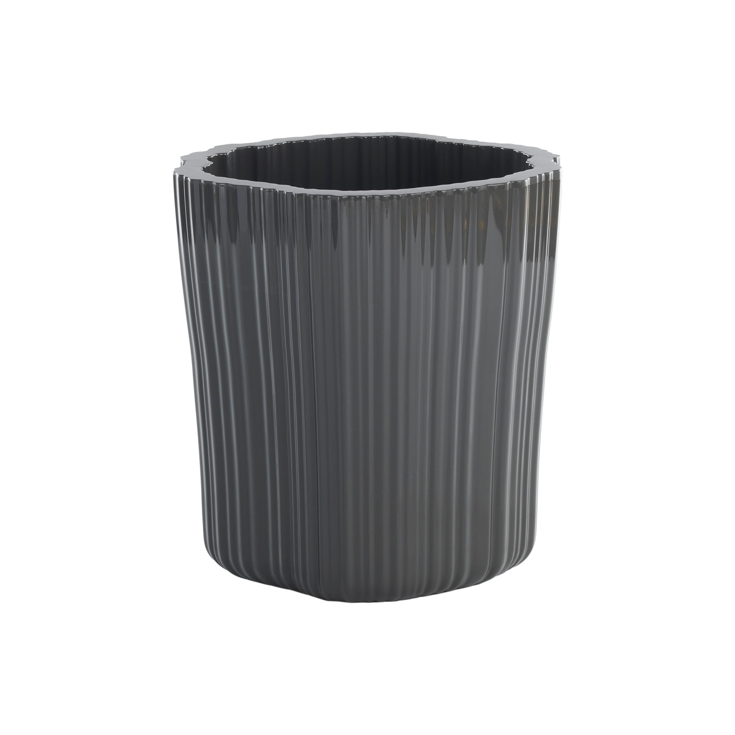 Kartell Grey - Flower-Pot Holder Corteza - Recycle Polyethylene - Designer Patricia Urquiola