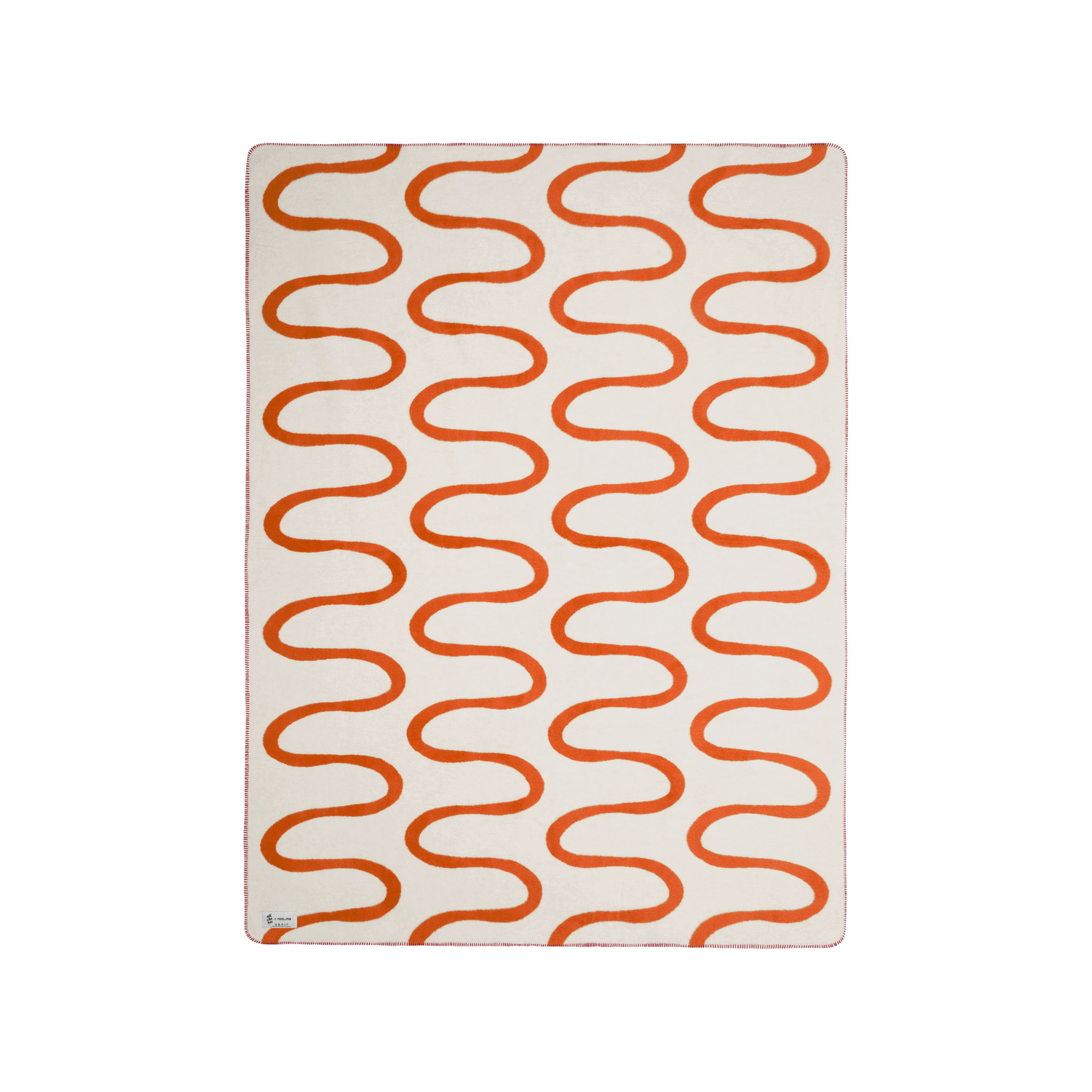 Noo.ma Orange Noo. Ma - Plaid Swirl - Polyester - Designer Noo. Ma Team