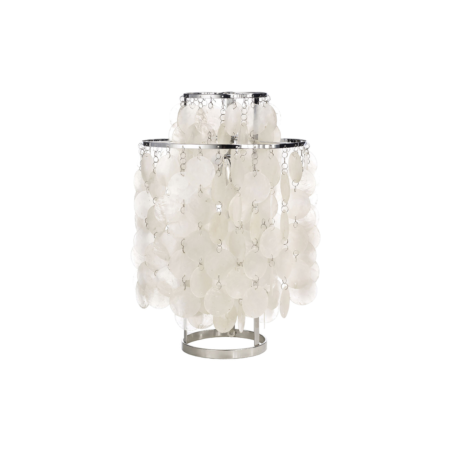 Verpan White - Table Lamp Fun - Pearly - Designer Verner Panton
