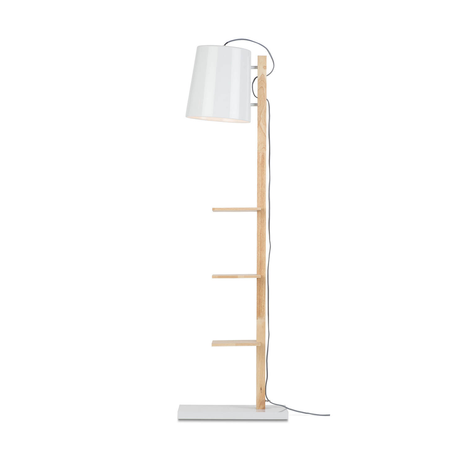It's About Romi Light - Floor Lamp Cambridge - Natural Wood - Iron