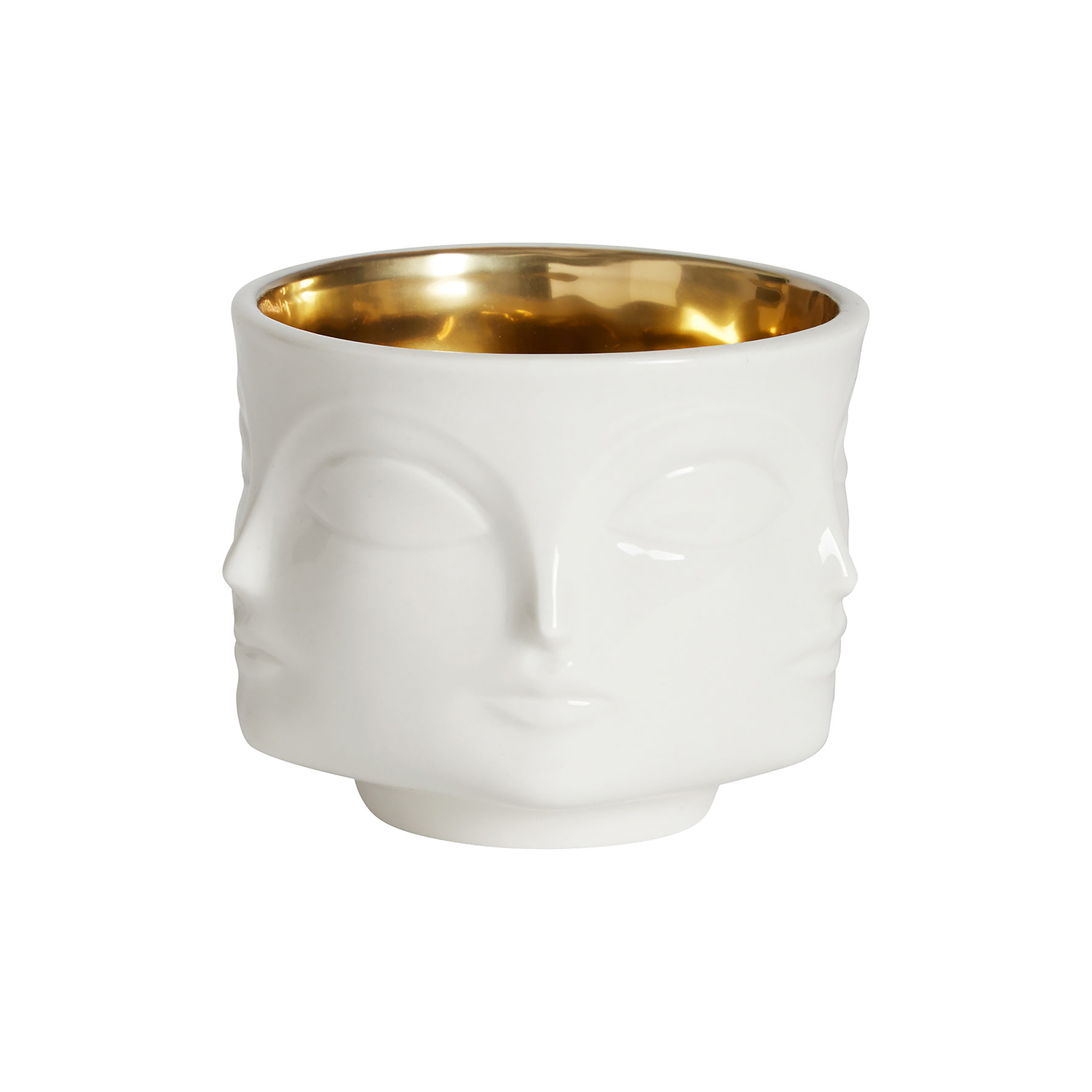 Jonathan Adler Women's White/Gold - Catch All Muse - Designer