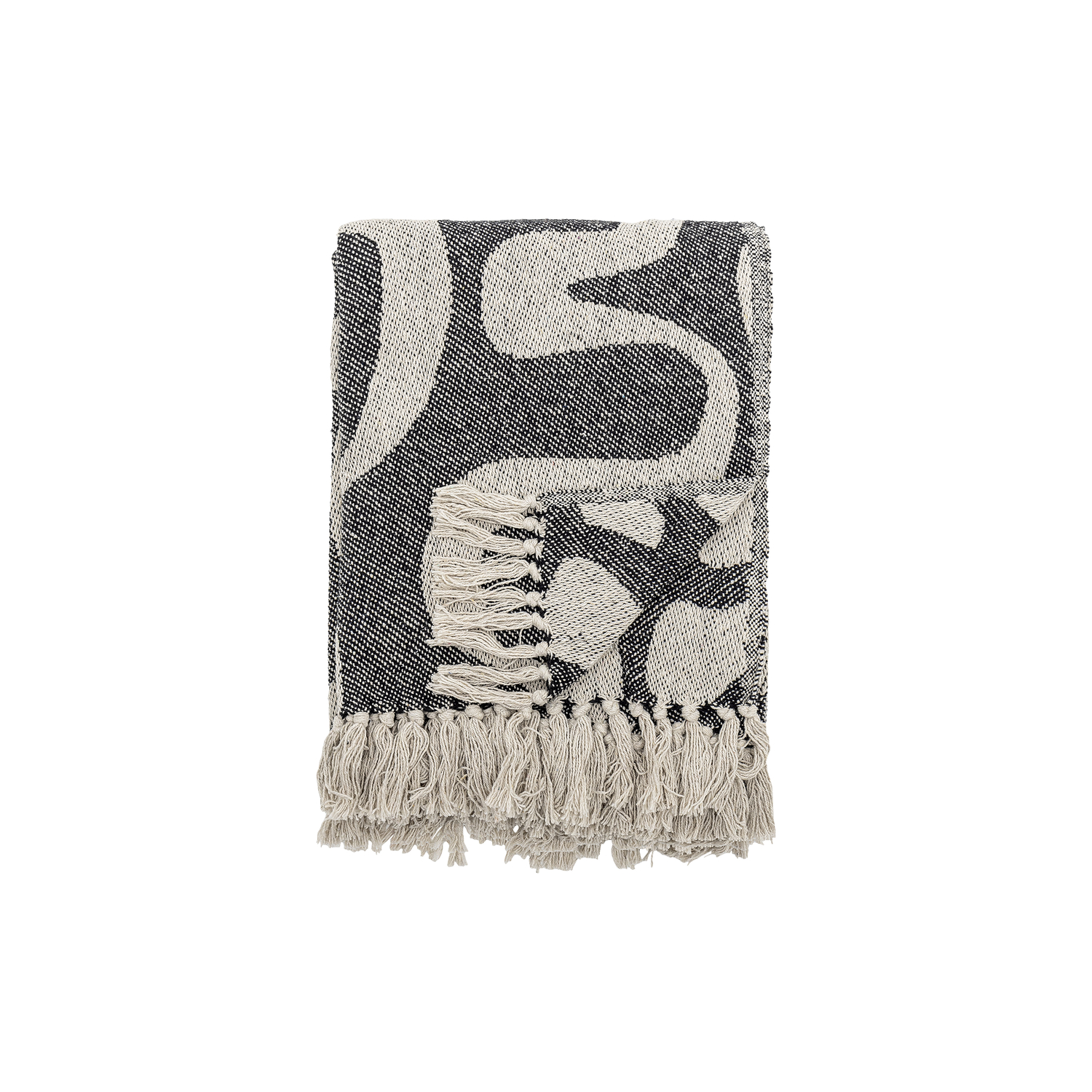 Bloomingville Black - Plaid Salobre - Recycled Cotton