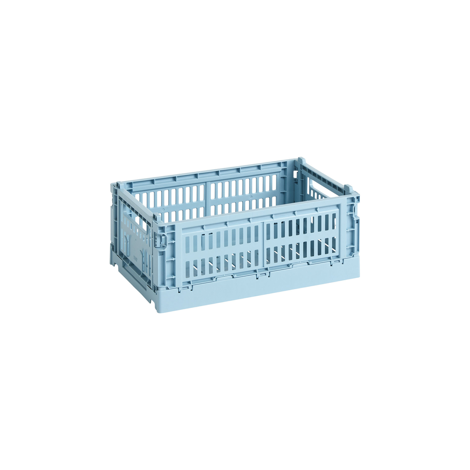 Hay Blue - Basket Colour Crate - Recycled Polypropylene - Designer Studio