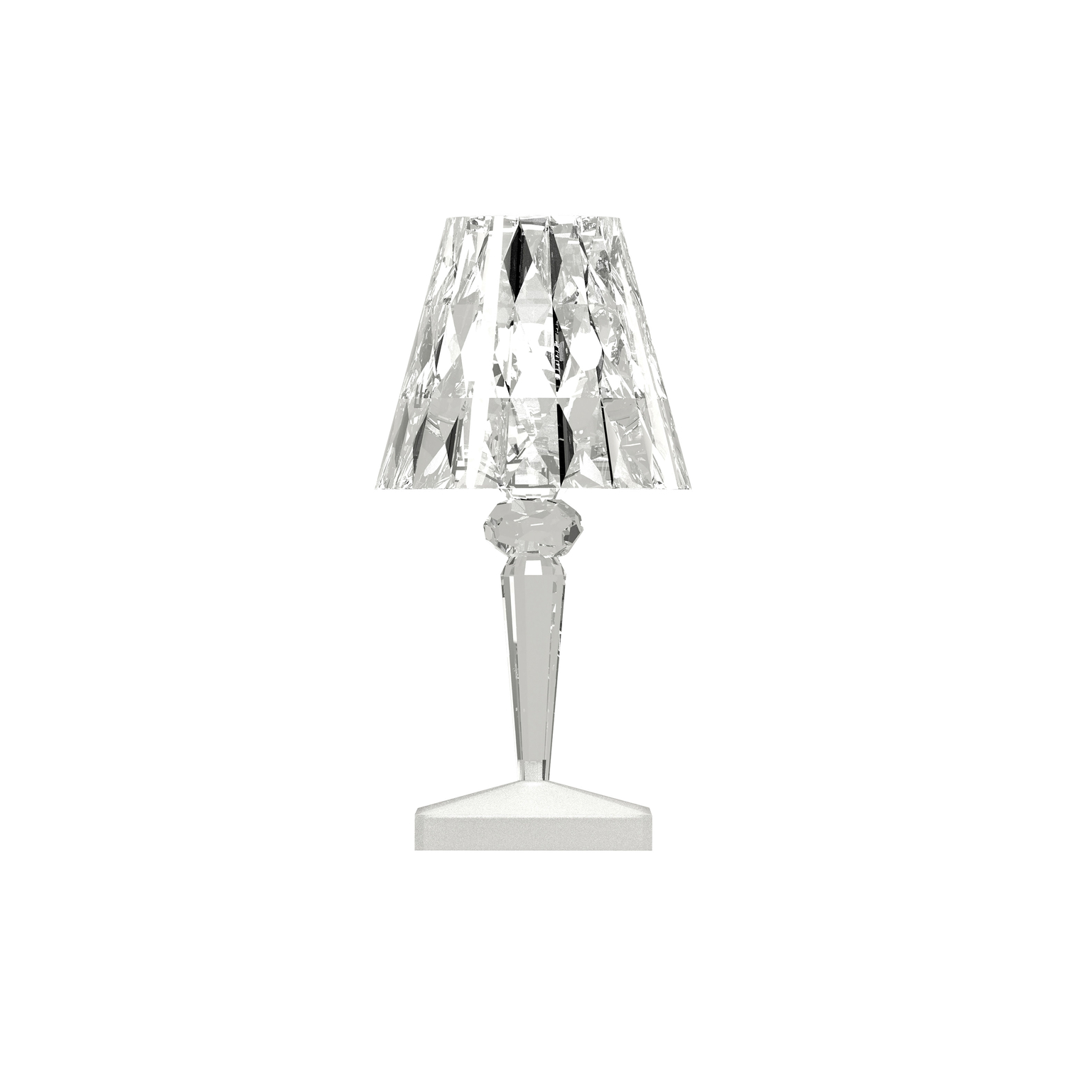 Kartell - Lampe extérieur sans fil rechargeable Battery - Transparent - Technopolymère thermoplastique - Designer Ferruccio Laviani