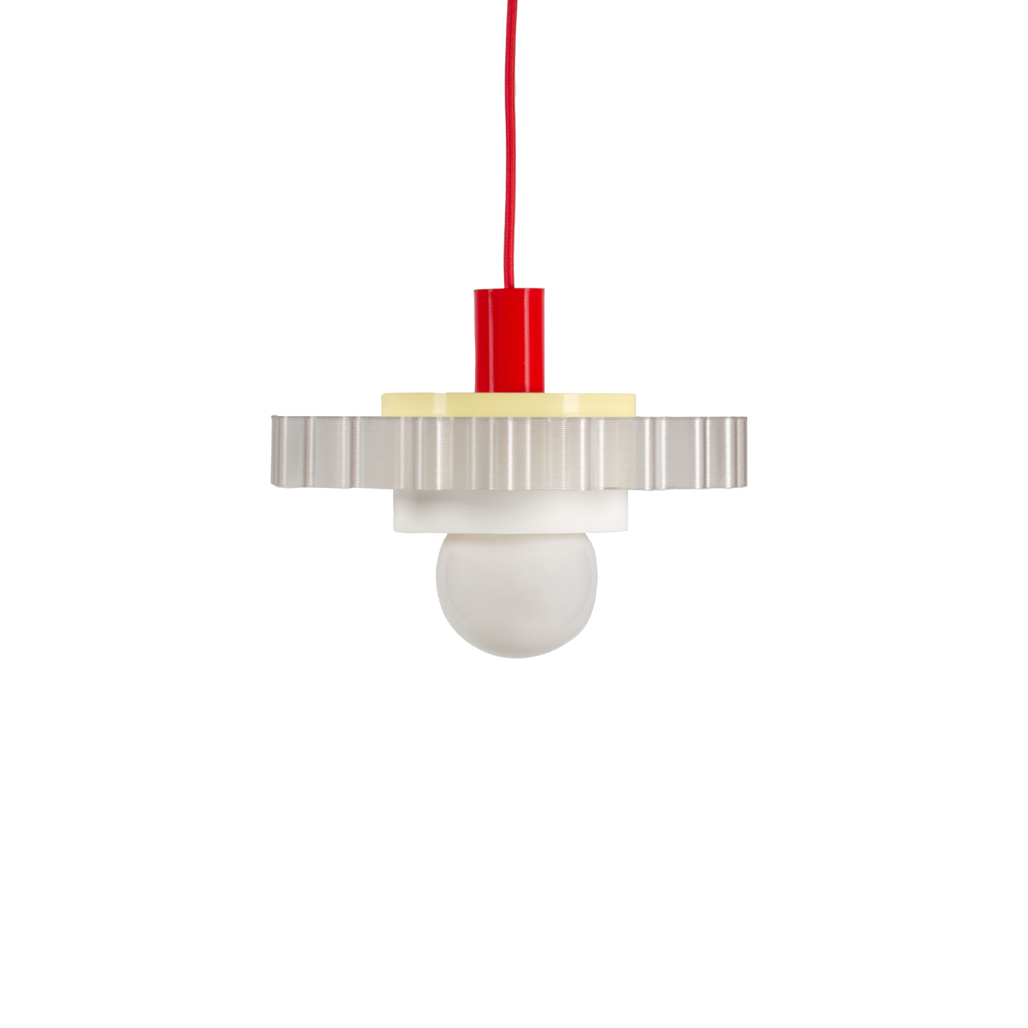 Warren & Laetitia - Suspension Gigi - Multicolore - Plastique recyclé - Designer Laetitia Bou Acar Warren & Laetitia - Suspension Gigi - Multicolore - Plastique recyclé - Designer Laetitia Bou Acar