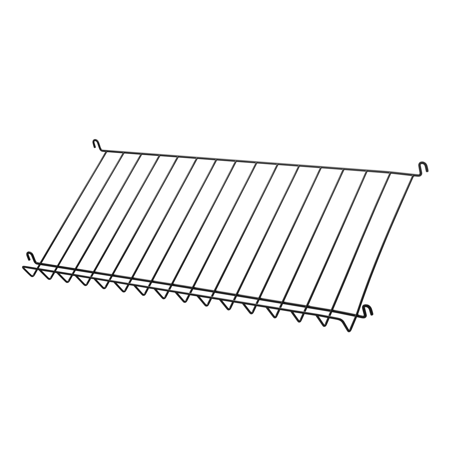 String Furniture Black - Shelf String System - Lacquered Steel - Designer Nils Strinning