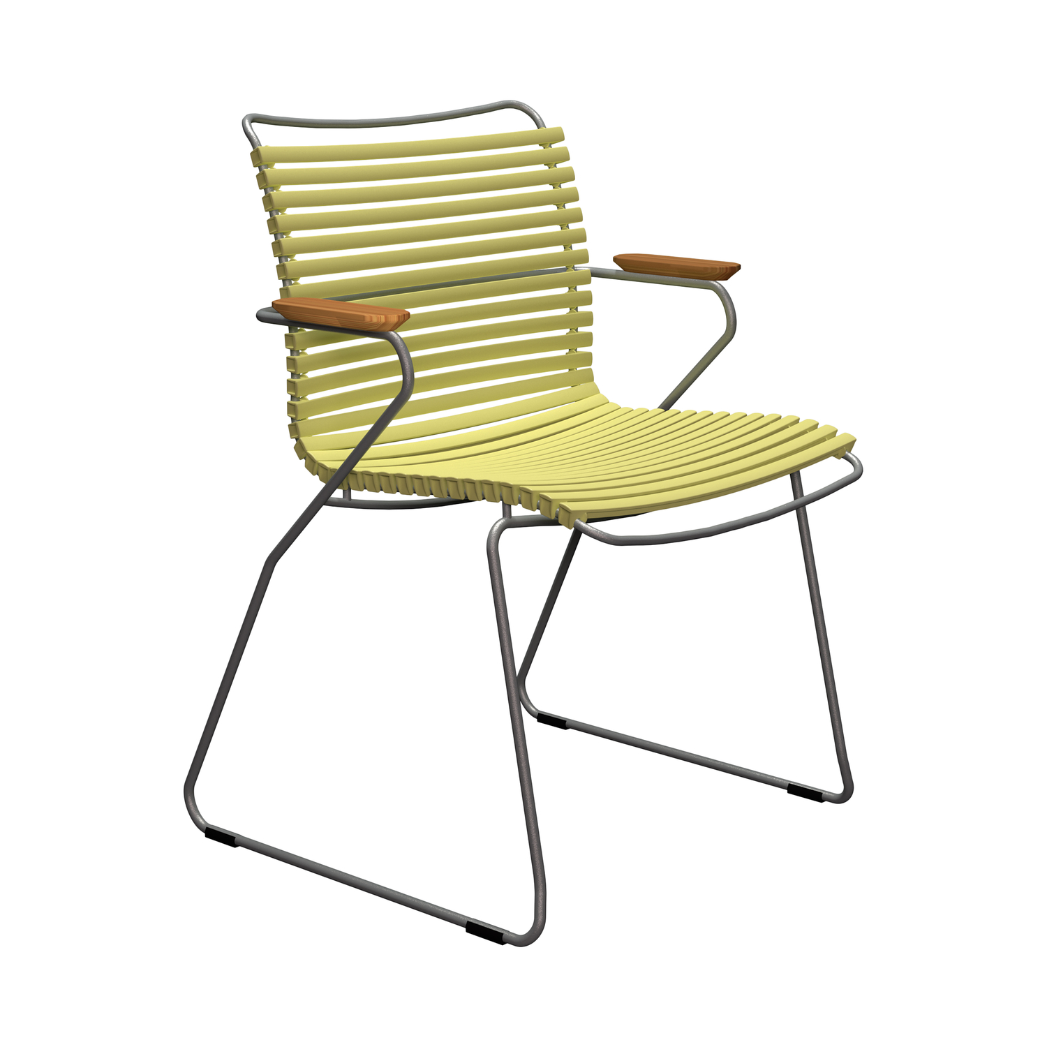 Houe Yellow - Armchair Click - Powder Coated Steel - Designer Henrik Pedersen