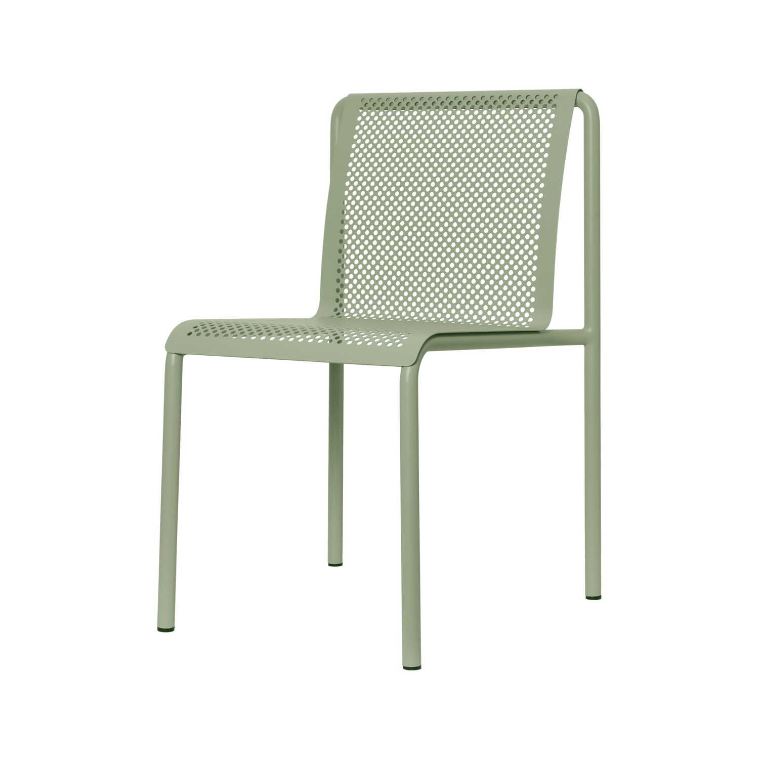 Ferm Living - Stapelbarer Stuhl Dapple - Grün - Verzinkter, Pulverbeschichteter Stahl - Designer Says Who