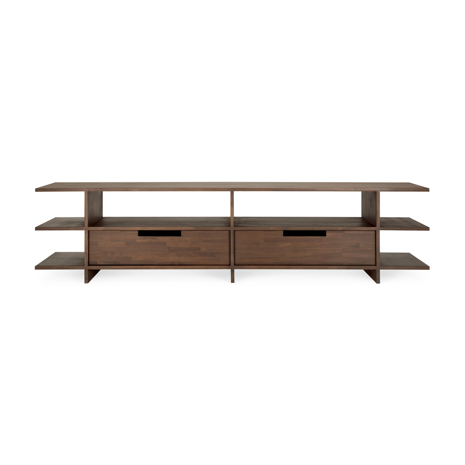 Ethnicraft - TV Möbel Kabuki - Braun - Massives Teakholz - Designer Reynaldo Zapp