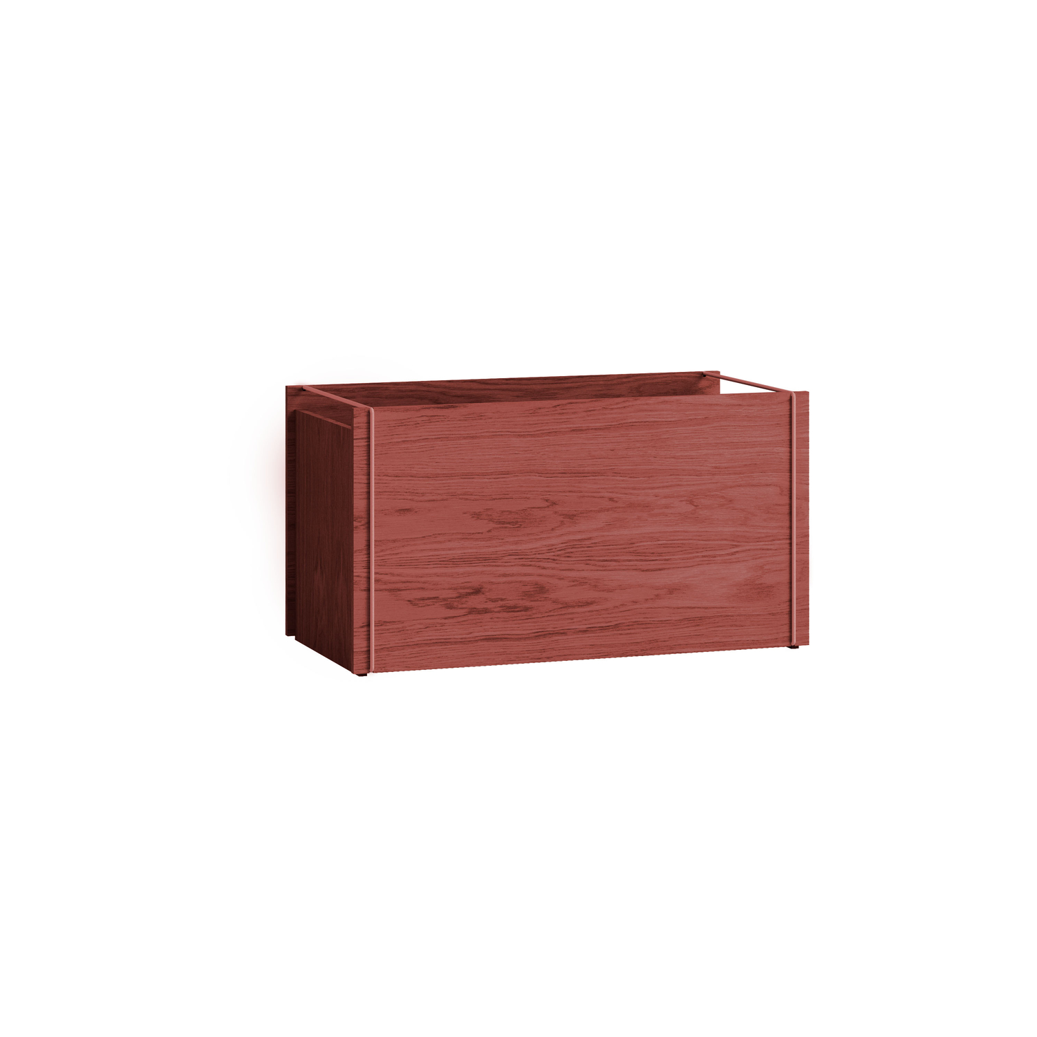 Moebe - Box Storage Box - Red - Oak Plywood
