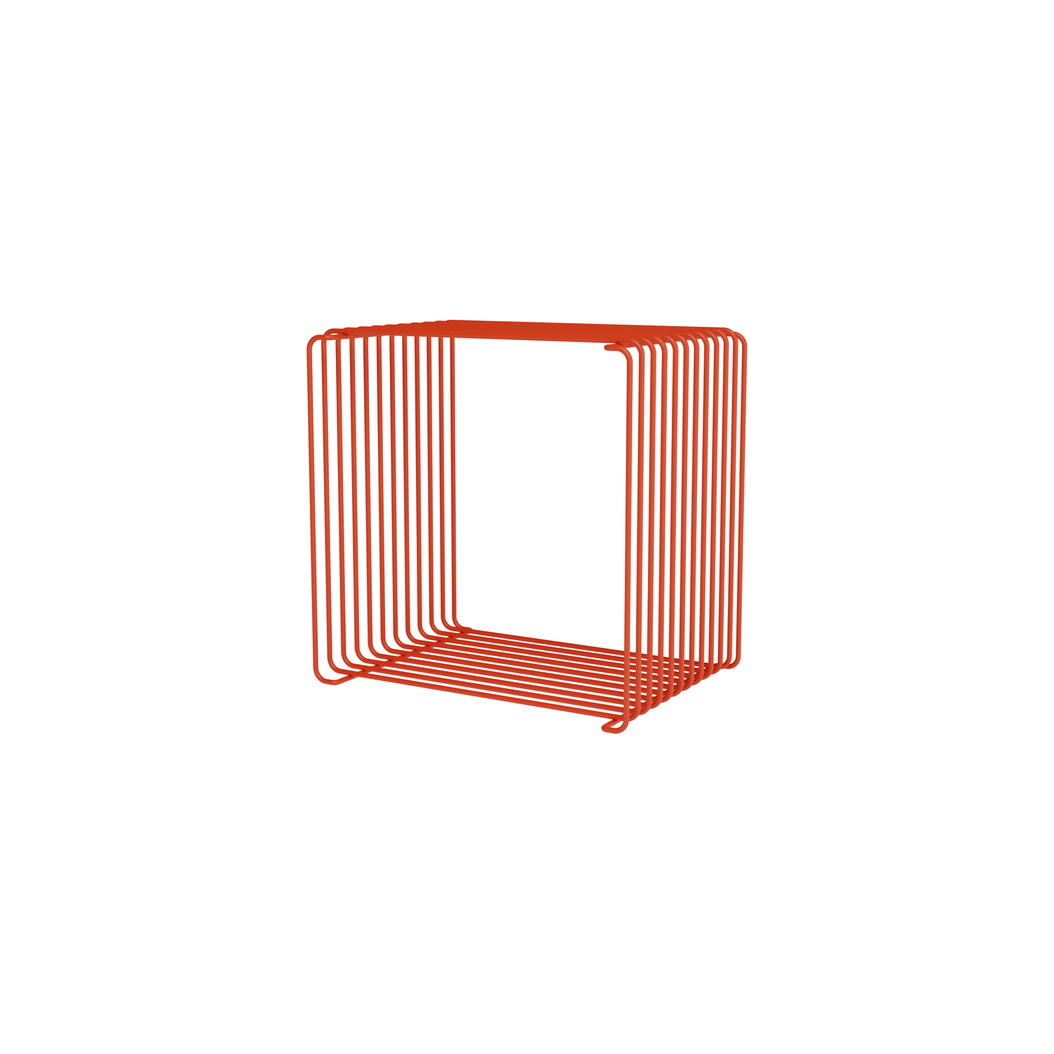 Montana Orange - Shelf Panton - Lacquered Stainless Steel Wire - Designer Verner Panton