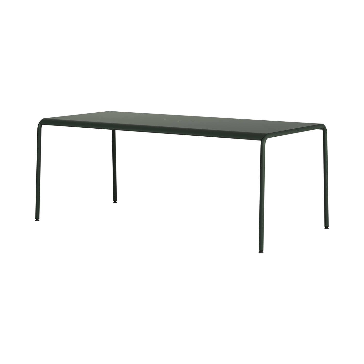 TIPTOE - Table rectangulaire Panorama - Vert - Acier thermolaqué