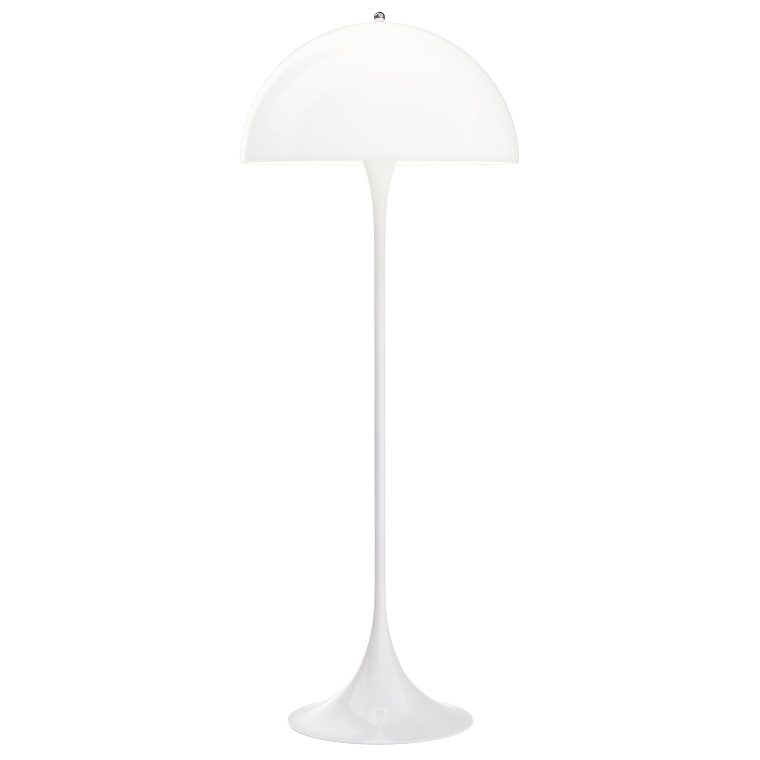 Louis Poulsen White - Floor Lamp Panthella - Acrylic - Designer Verner Panton