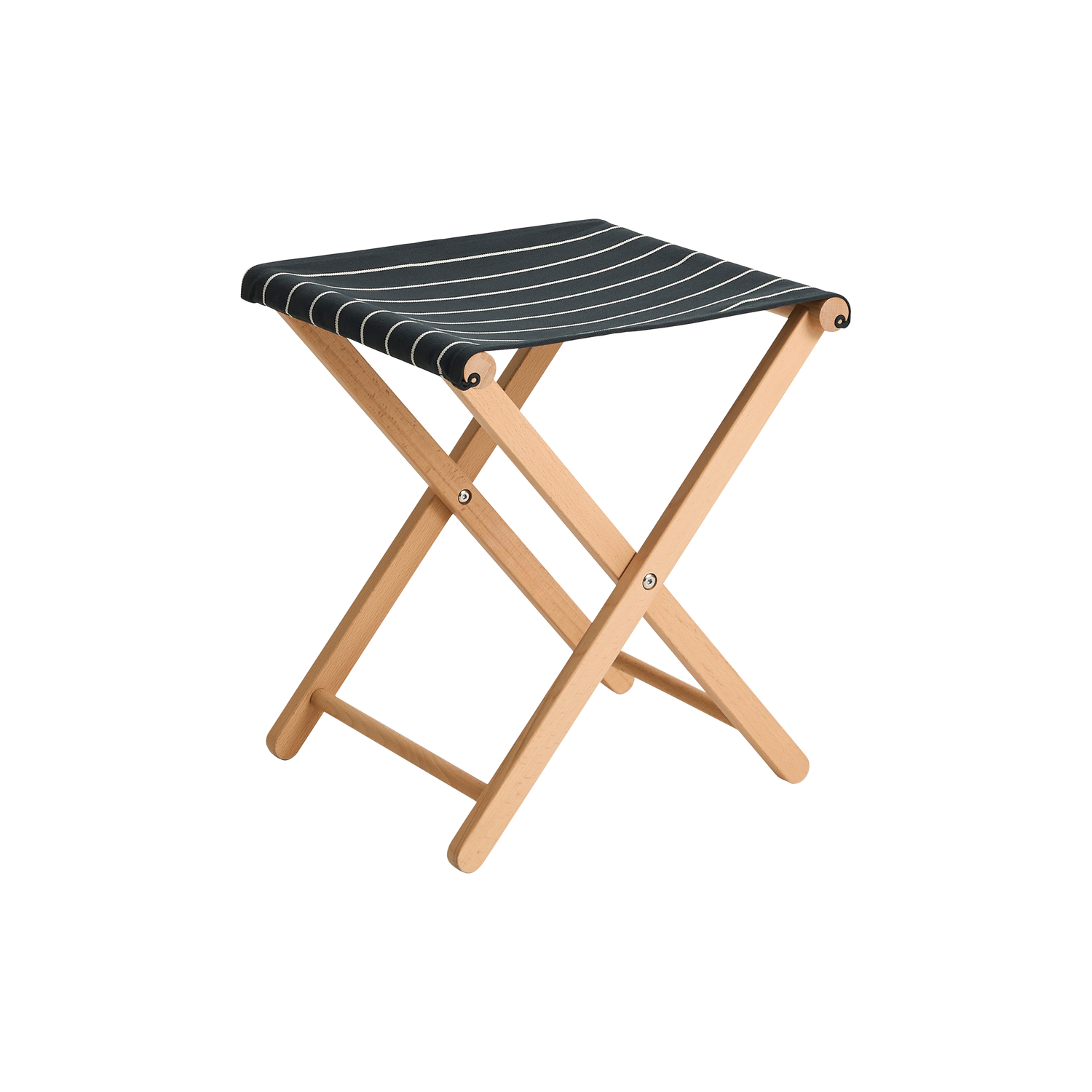 Hay Black - Folding Stool Outdoor Market - Fsc-Certified Beech - Designer Jasper Morrison