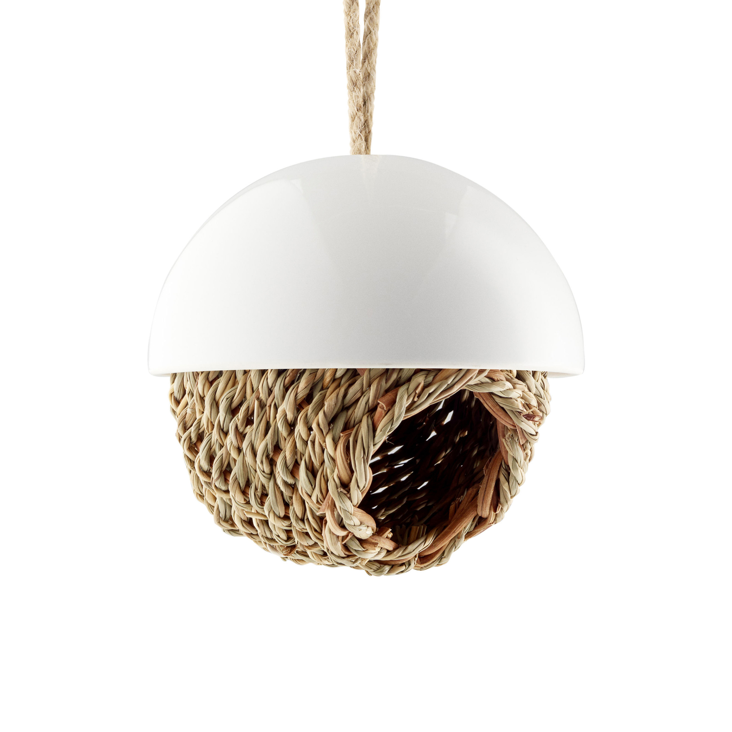 Eva Trio Brown - Bird Shelter Oiseaux - Cane - Designer The Tools