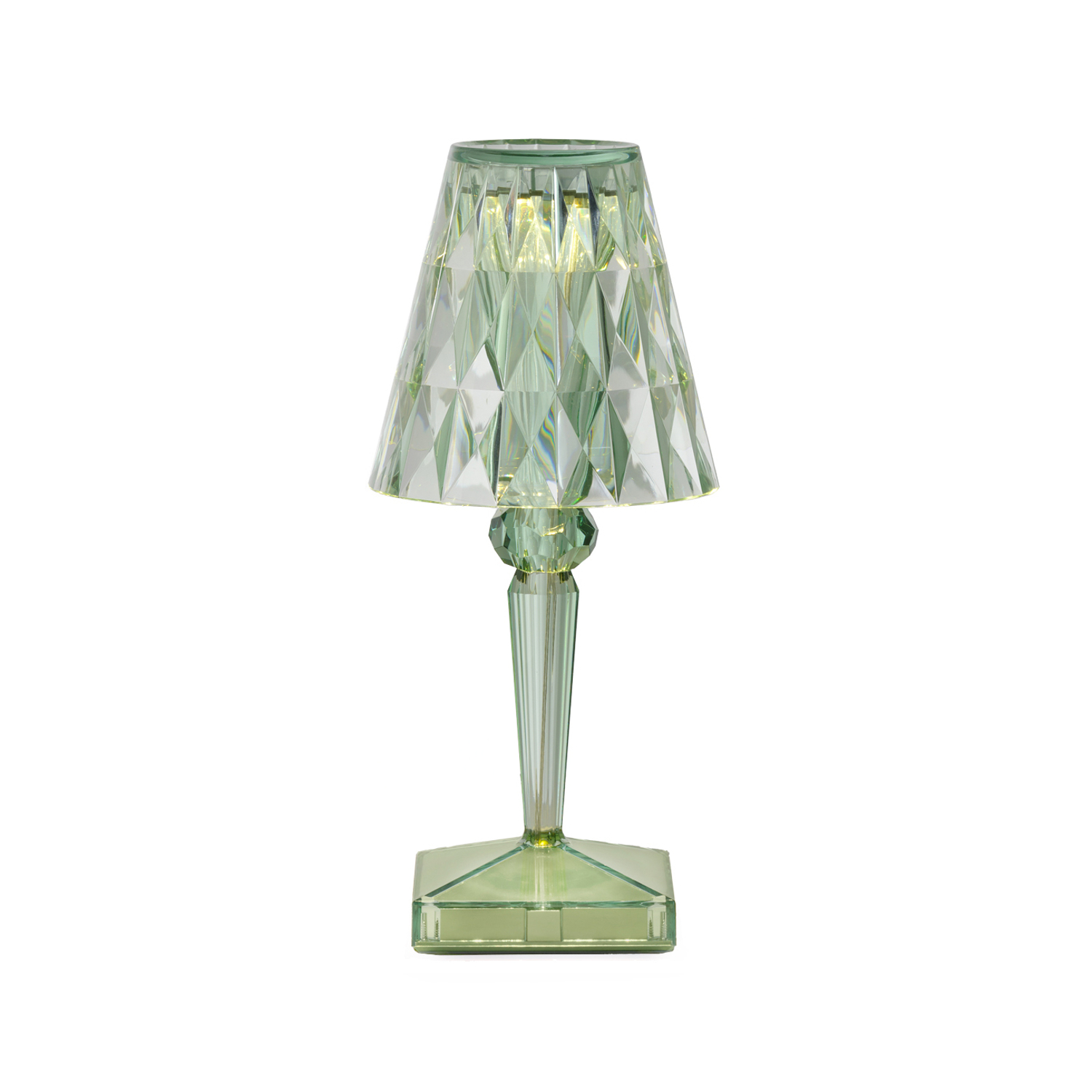 Kartell Battery, Batteriebetriebene Tischleuchte, H 30 cm, Mintgrün - Bild 3