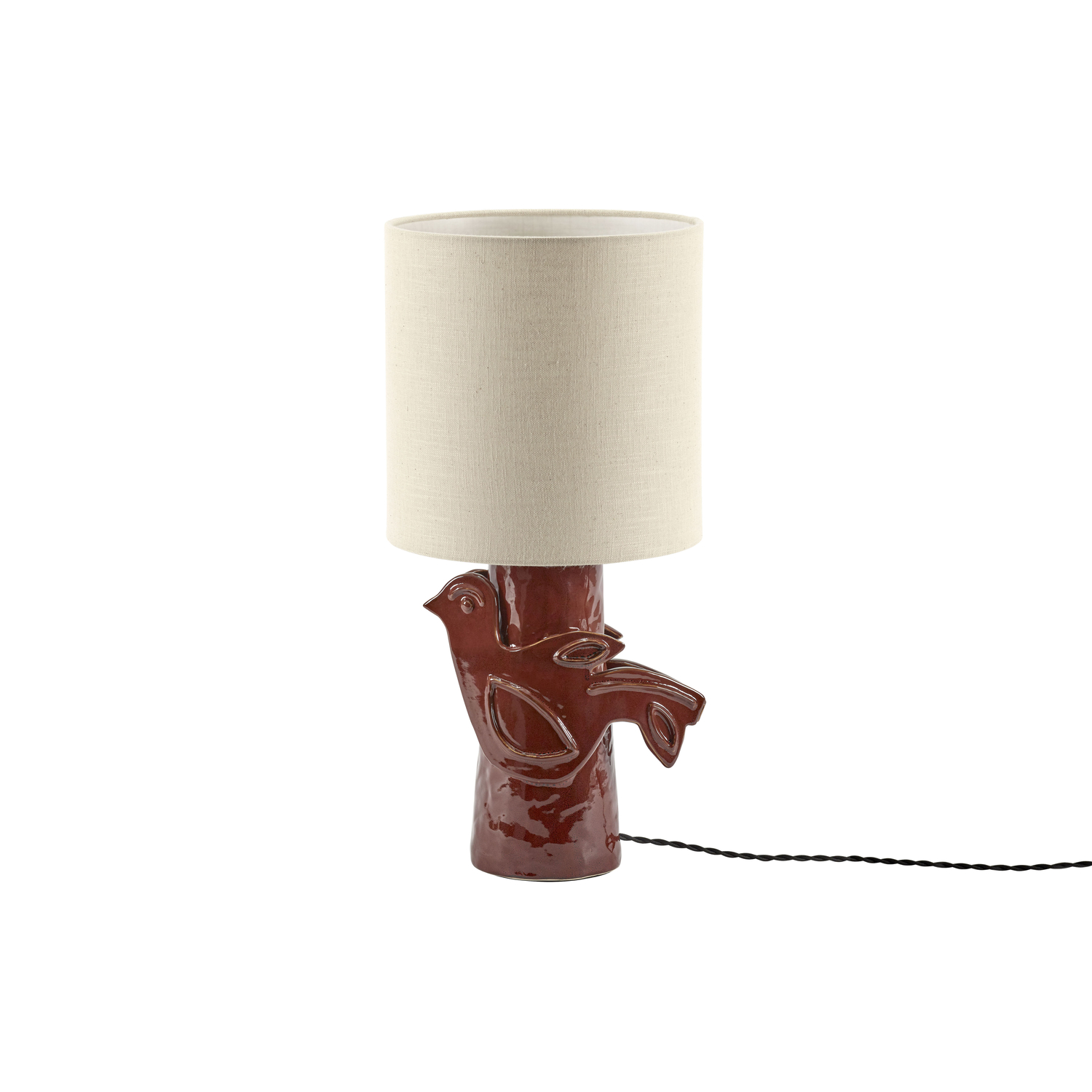 Serax - Tischleuchte Paloma - Rot - Emaillierter Sandstein - Designer Marie Michielssen