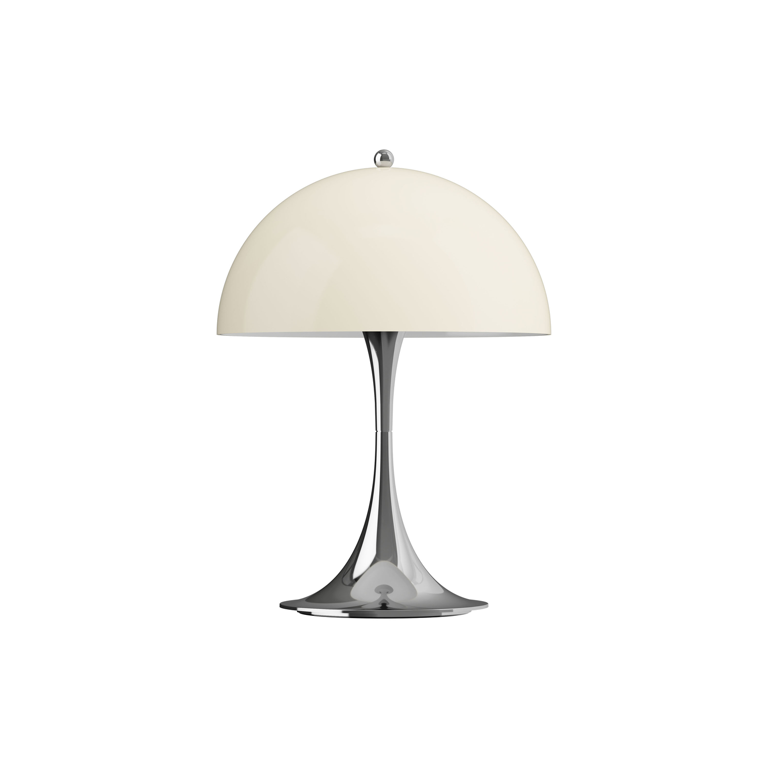 Louis Poulsen Beige - Wireless Rechargeable Lamp Panthella - Opal Acrylique - Designer Verner Panton