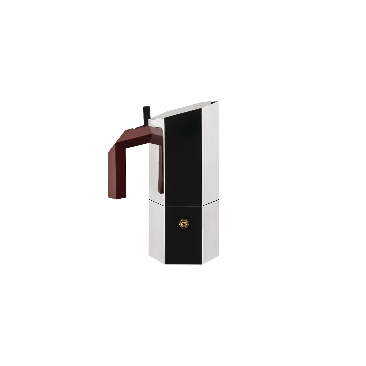 Alessi - Italian Espresso Maker Menhir - Metal - Thermoplastic Resin - Designer Michael Anastassiades