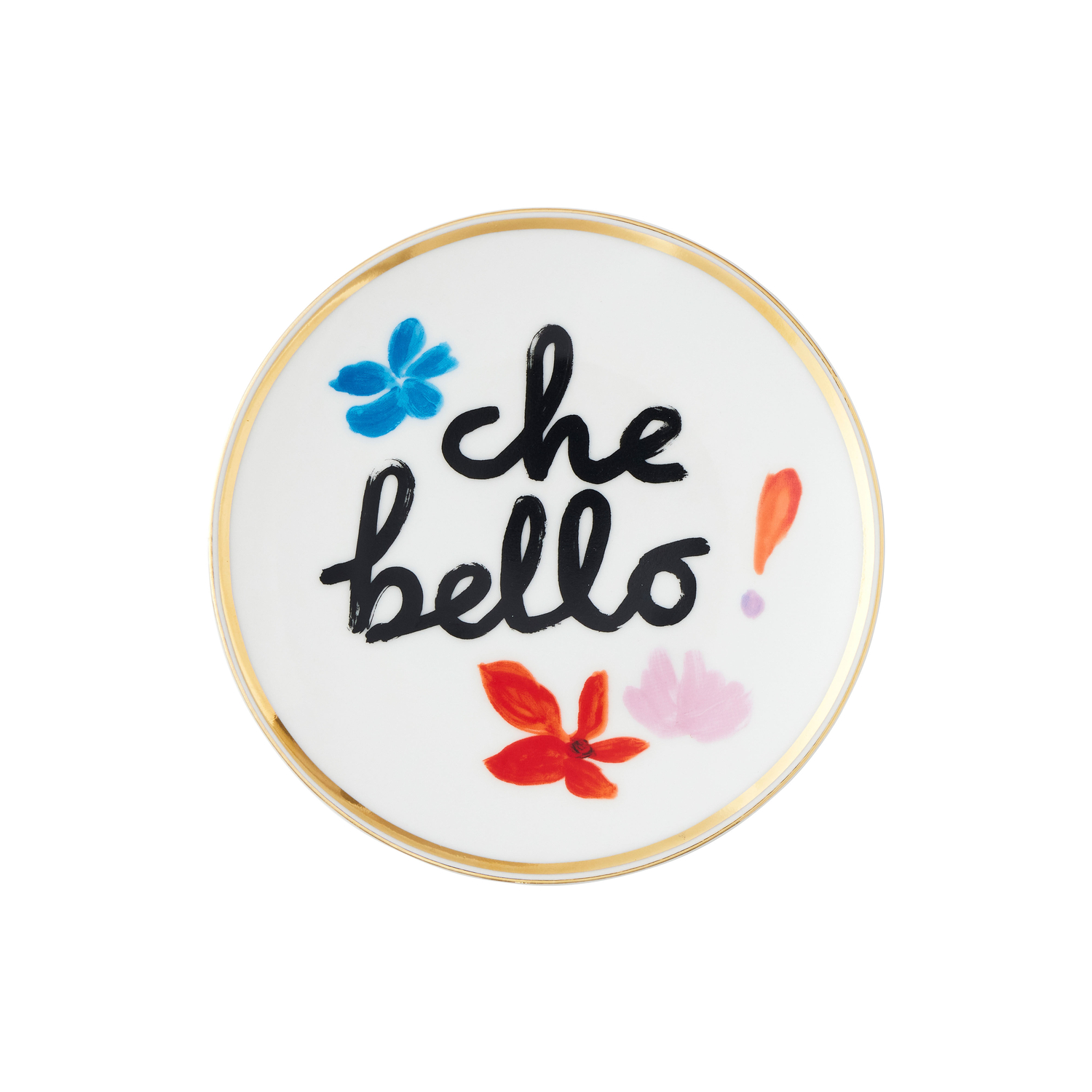 Bitossi Home Gold - Dessert Plate La Tavola Scomposta - Multicoloured - China