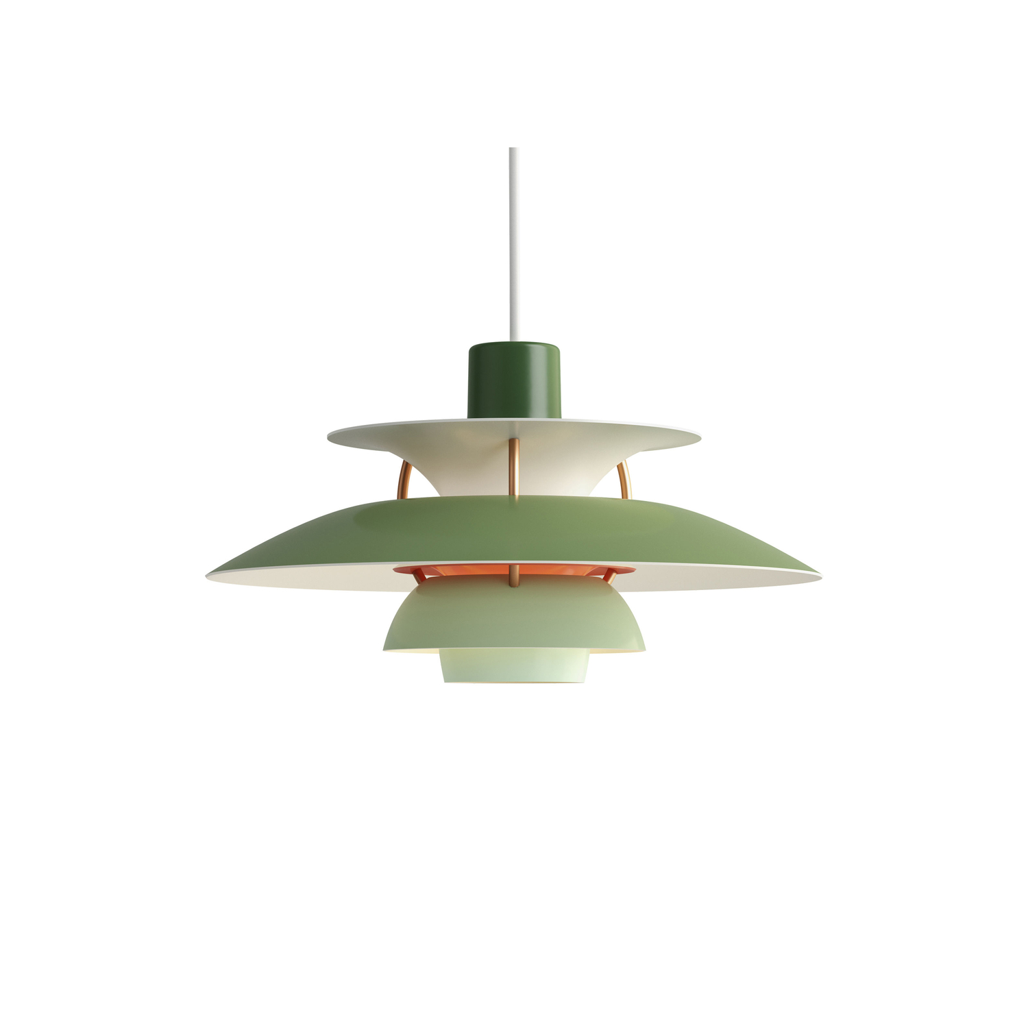 Louis Poulsen Green - Pendant Ph - Aluminium - Designer Poul Henningsen